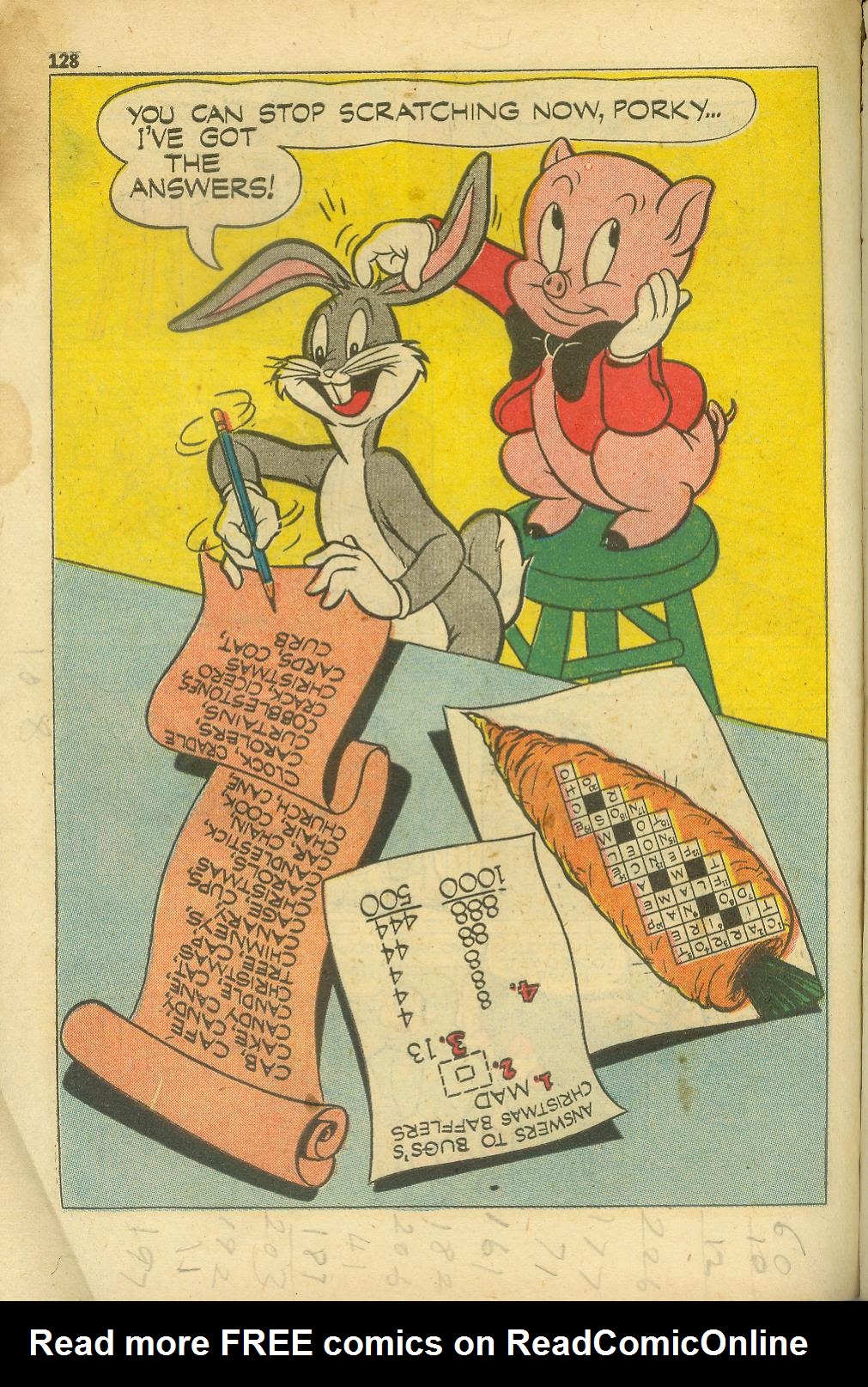 Read online Bugs Bunny's Christmas Funnies comic -  Issue # TPB 1 - 130