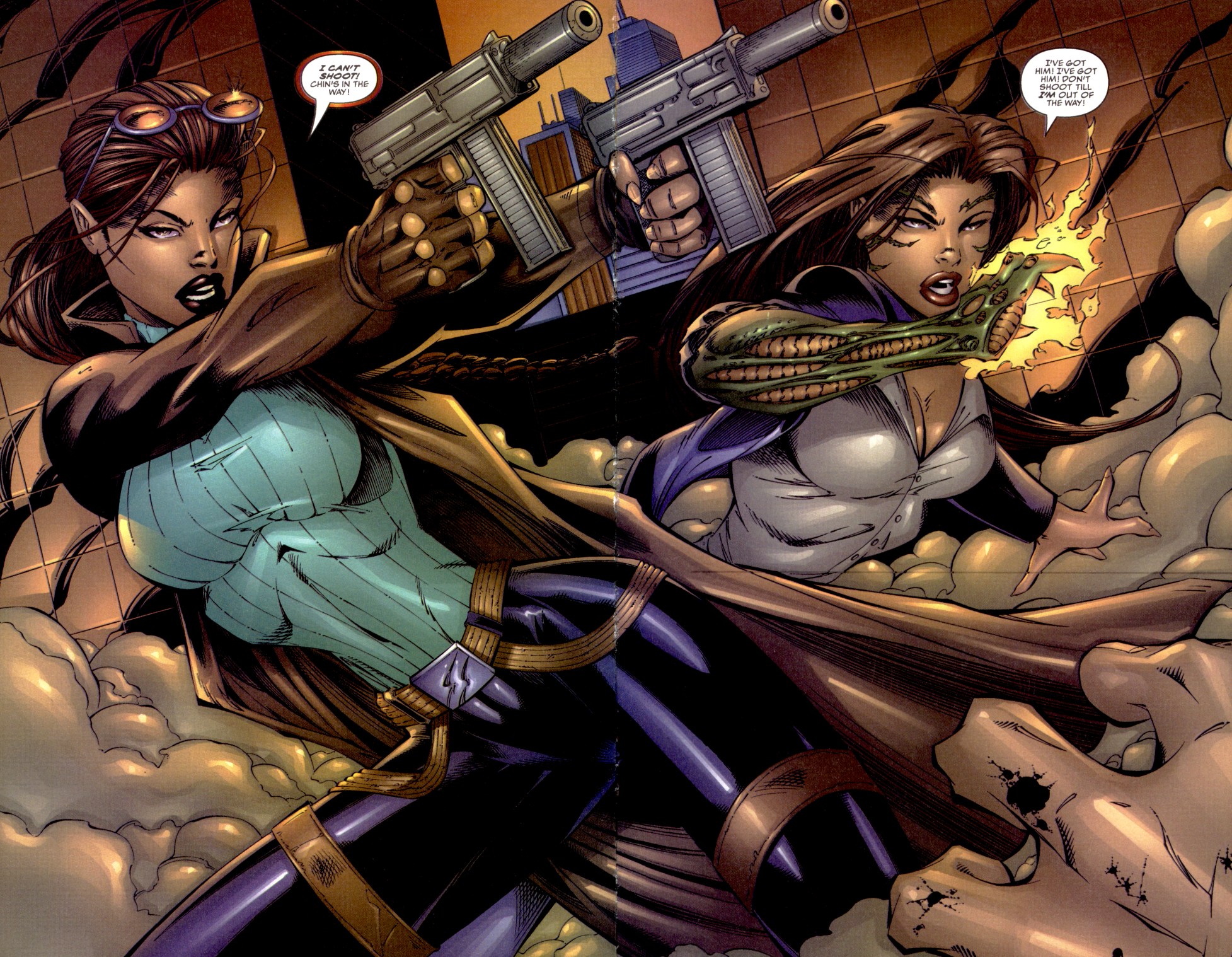 Read online Witchblade/Tomb Raider comic -  Issue #0.5 - 12