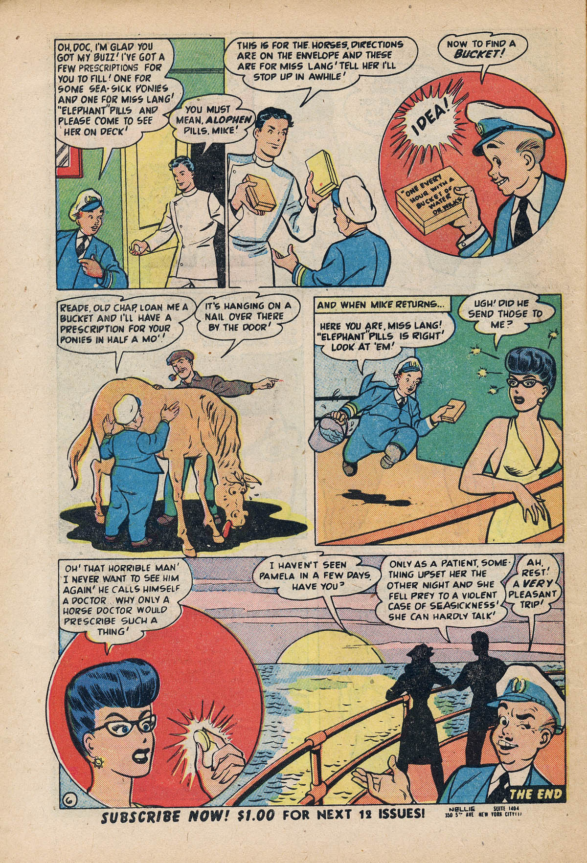 Read online Nellie The Nurse (1945) comic -  Issue #27 - 8