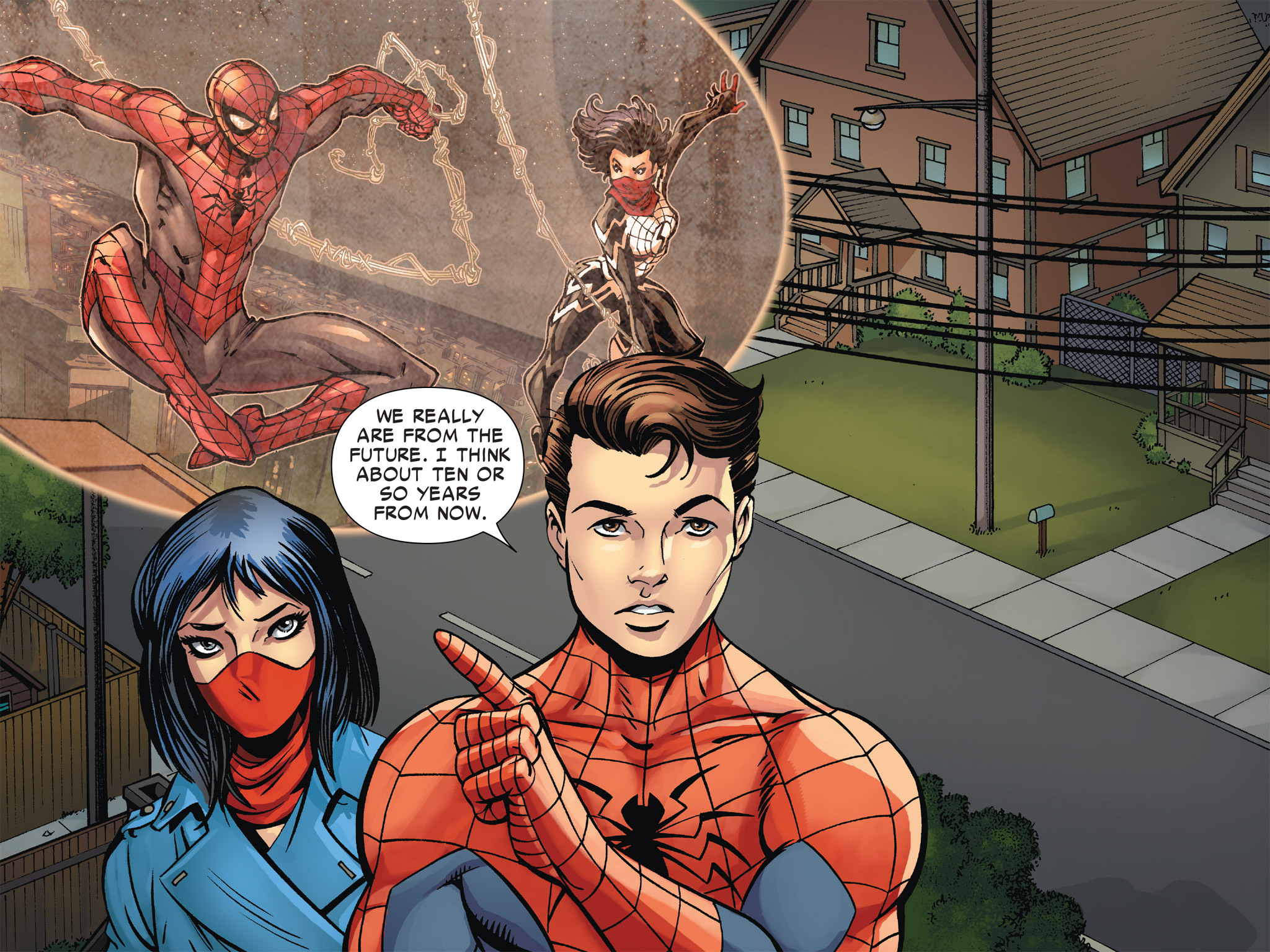 Read online The Amazing Spider-Man & Silk: The Spider(fly) Effect (Infinite Comics) comic -  Issue #3 - 10