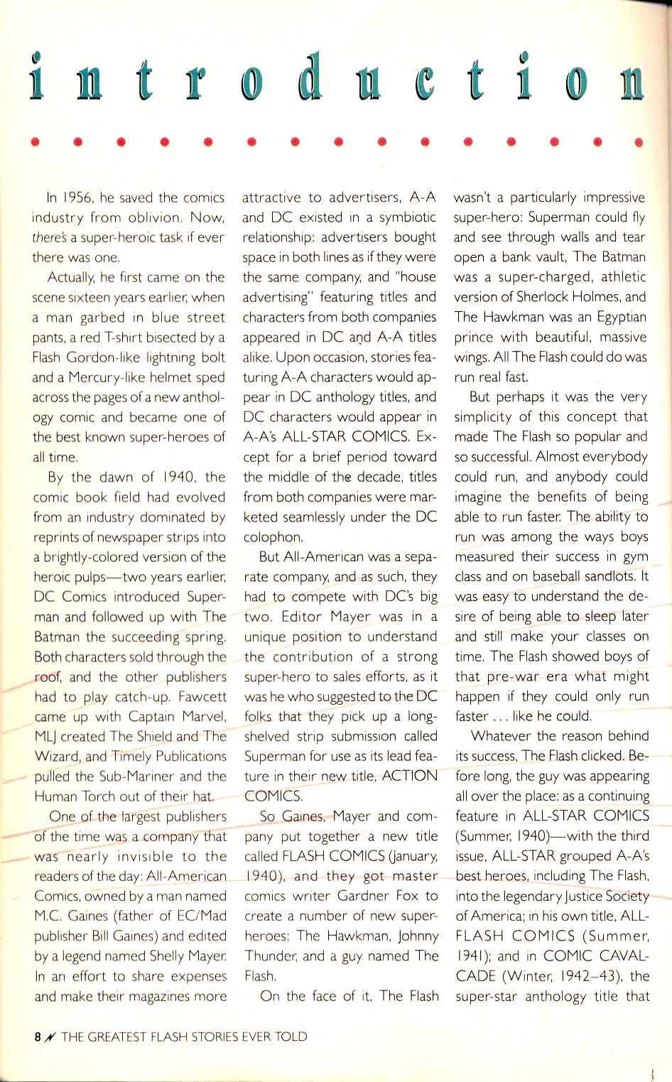 Read online The Greatest Flash Stories Ever Told comic -  Issue # TPB - 9