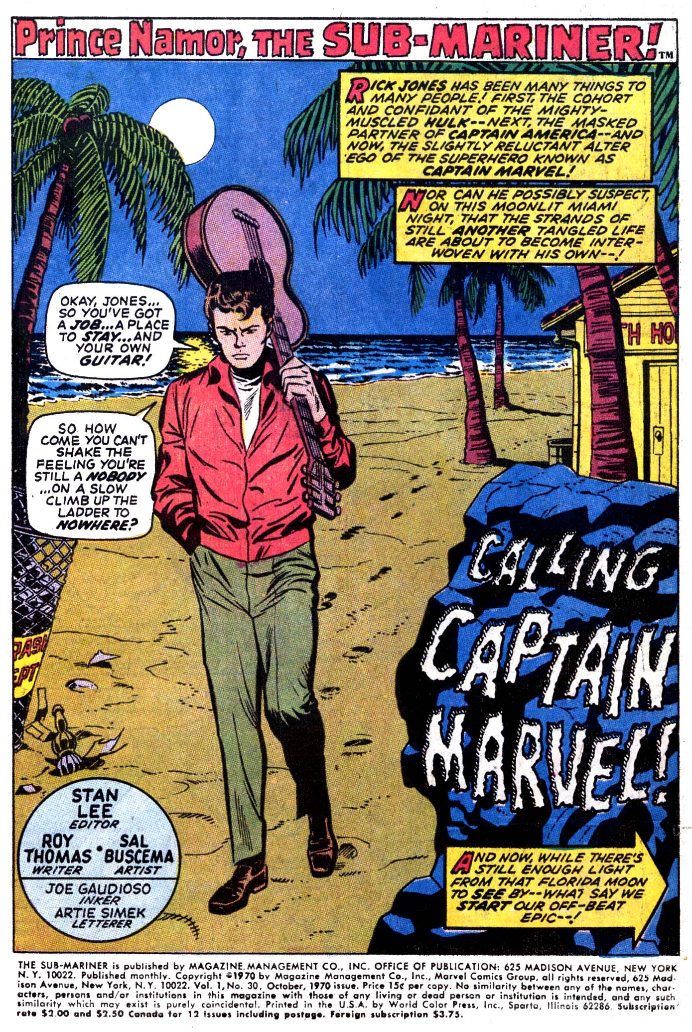 Read online The Sub-Mariner comic -  Issue #30 - 2