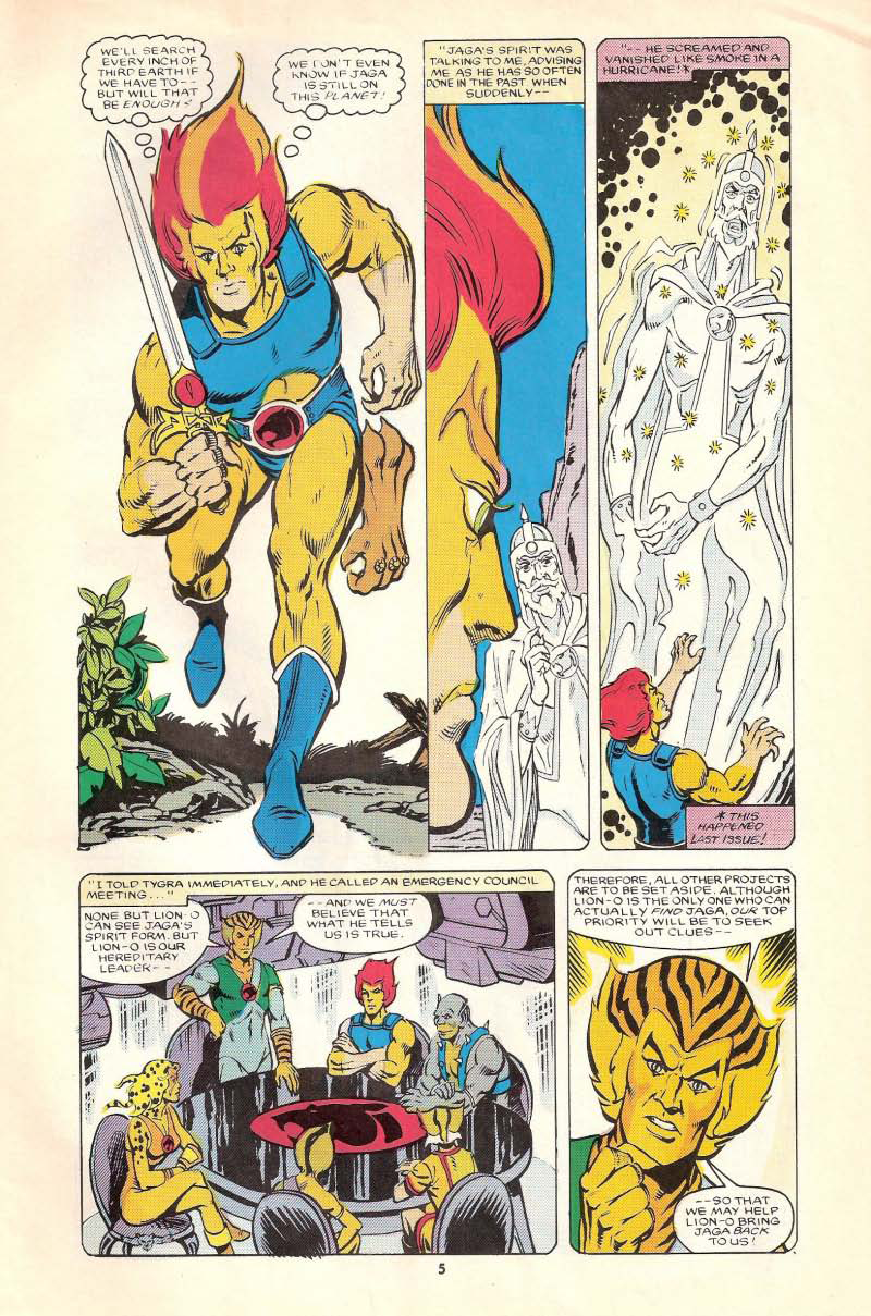 Read online ThunderCats (1987) comic -  Issue #3 - 5