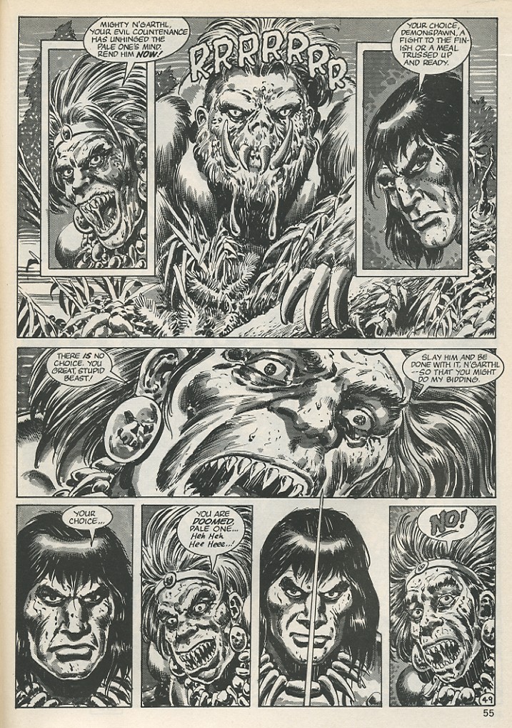Read online The Savage Sword Of Conan comic -  Issue #135 - 53