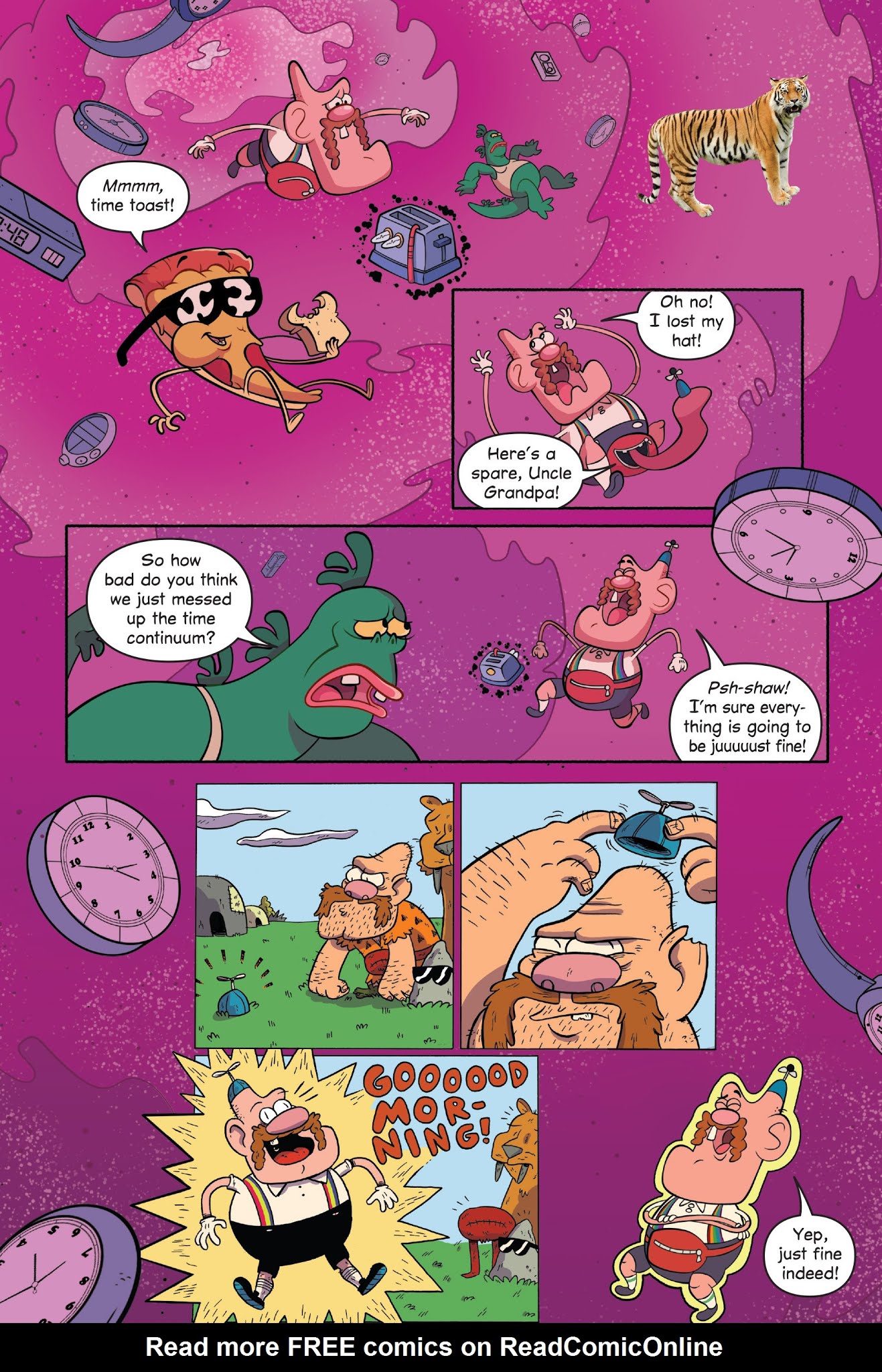 Read online Uncle Grandpa and the Time Casserole comic -  Issue # TPB - 112