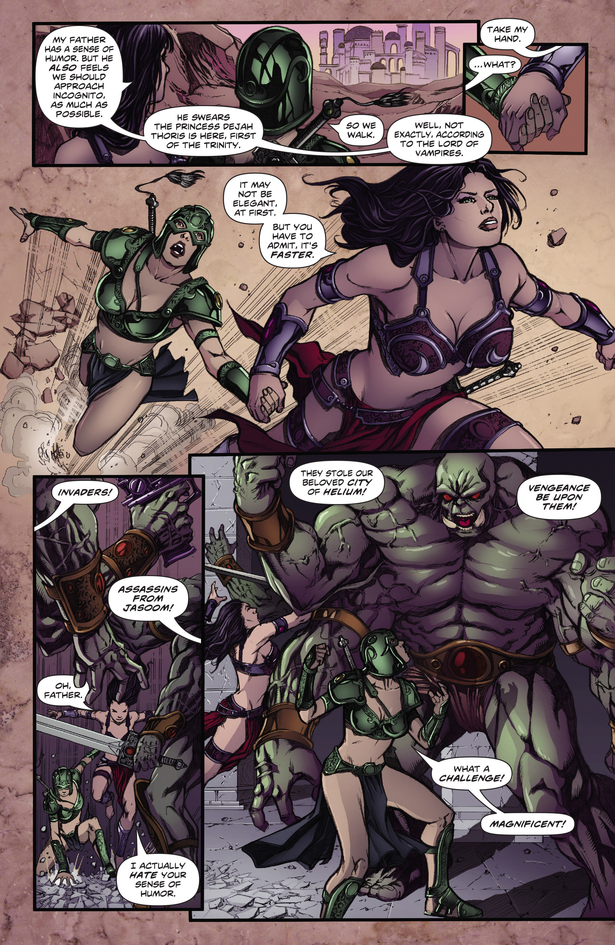 Read online Swords of Sorrow comic -  Issue #4 - 16