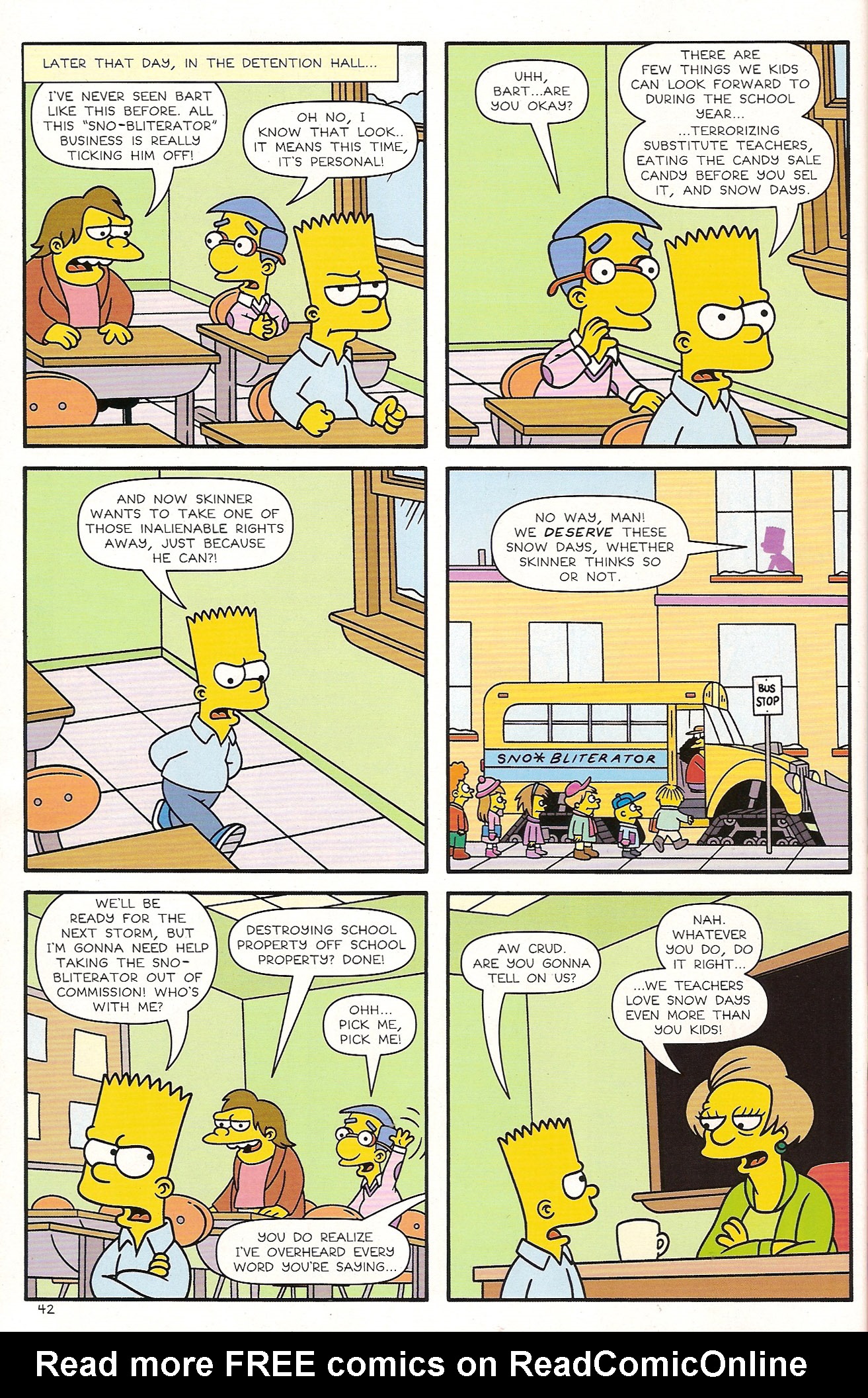 Read online The Simpsons Winter Wingding comic -  Issue #5 - 43