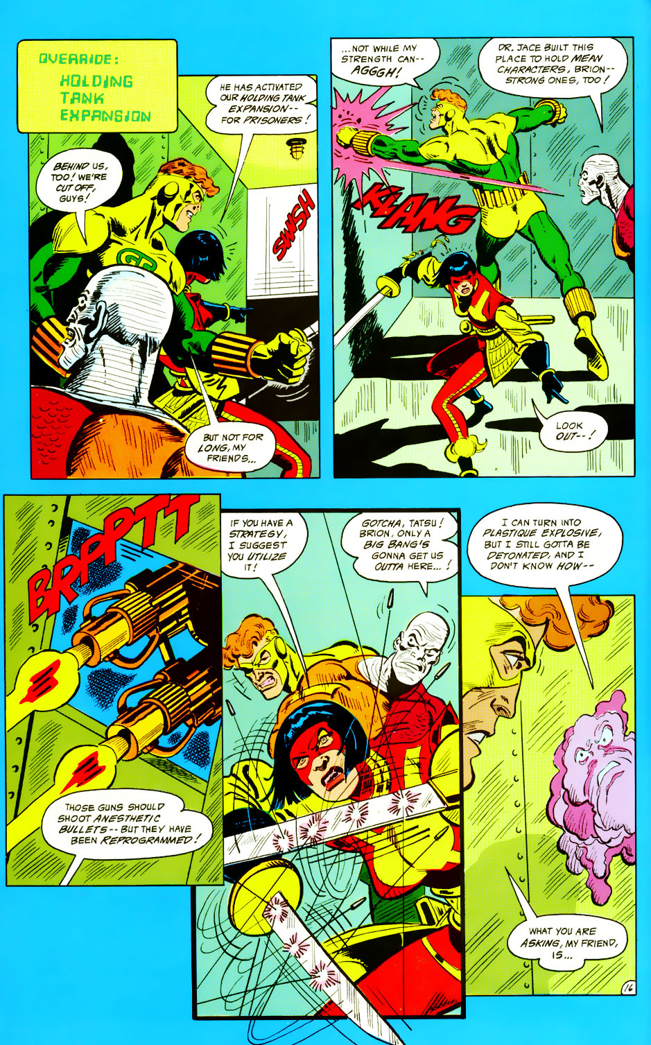 Read online The Outsiders (1985) comic -  Issue #7 - 17