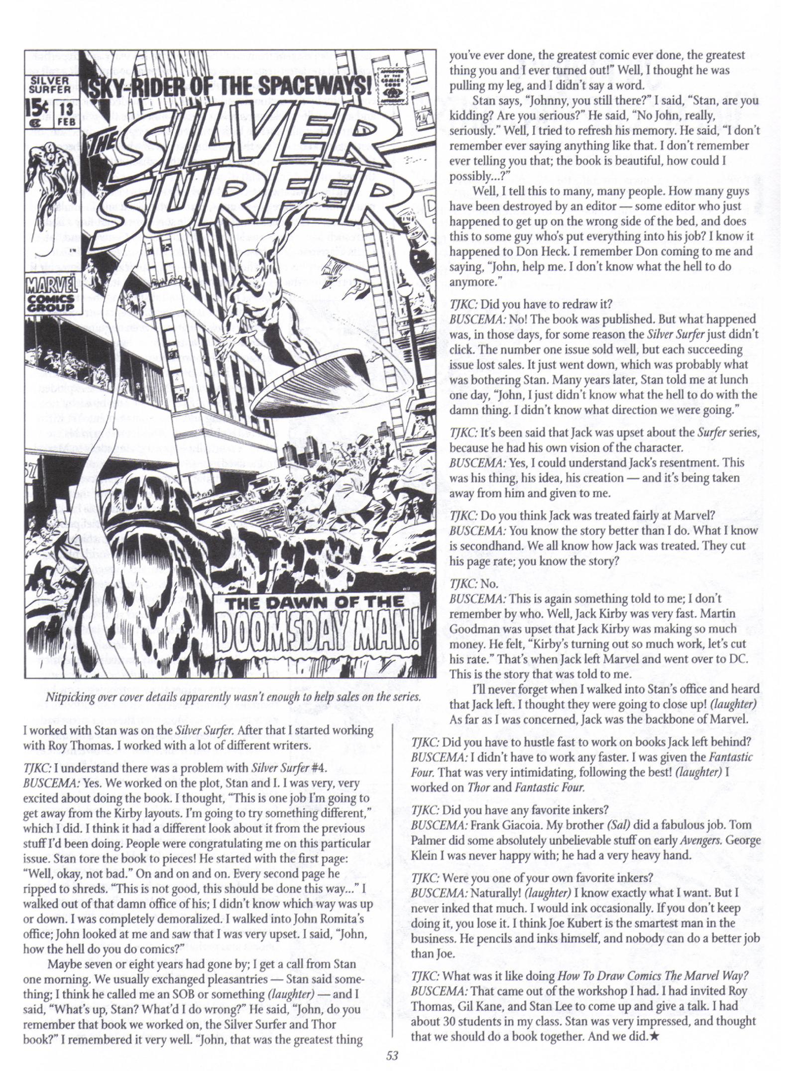 Read online The Jack Kirby Collector comic -  Issue #18 - 52