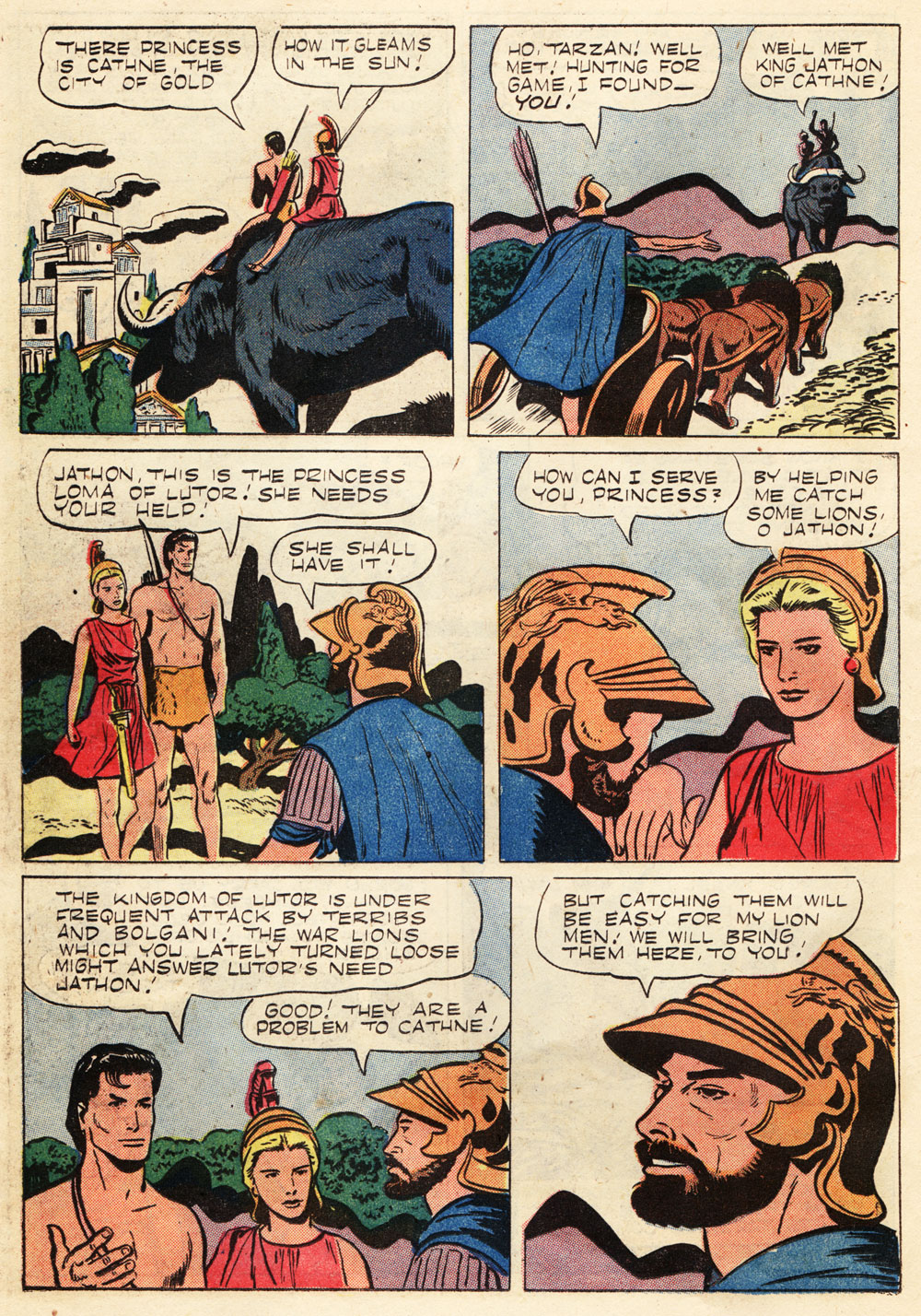 Read online Tarzan (1948) comic -  Issue #71 - 14