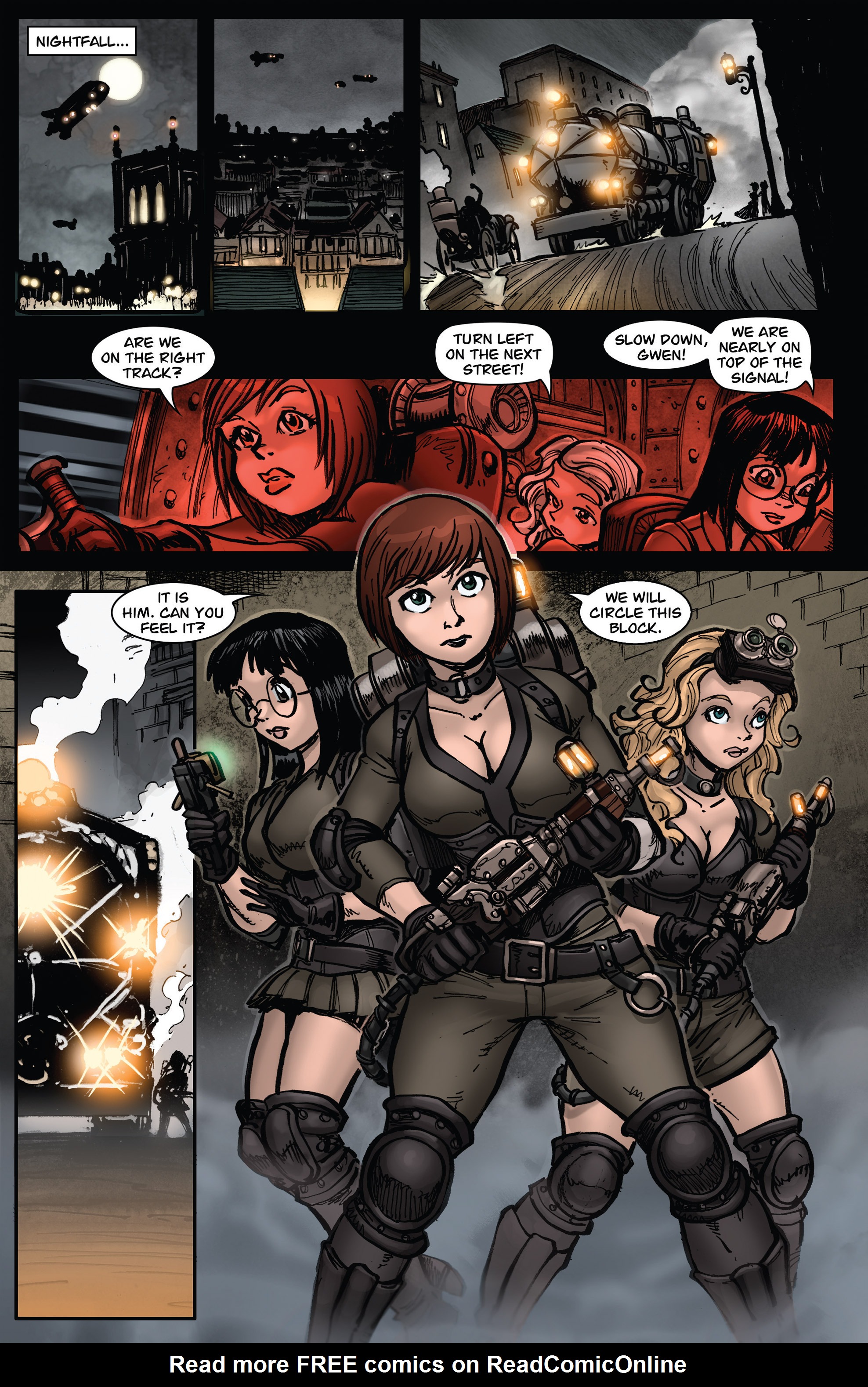 Read online Steambusters comic -  Issue #1 - 12