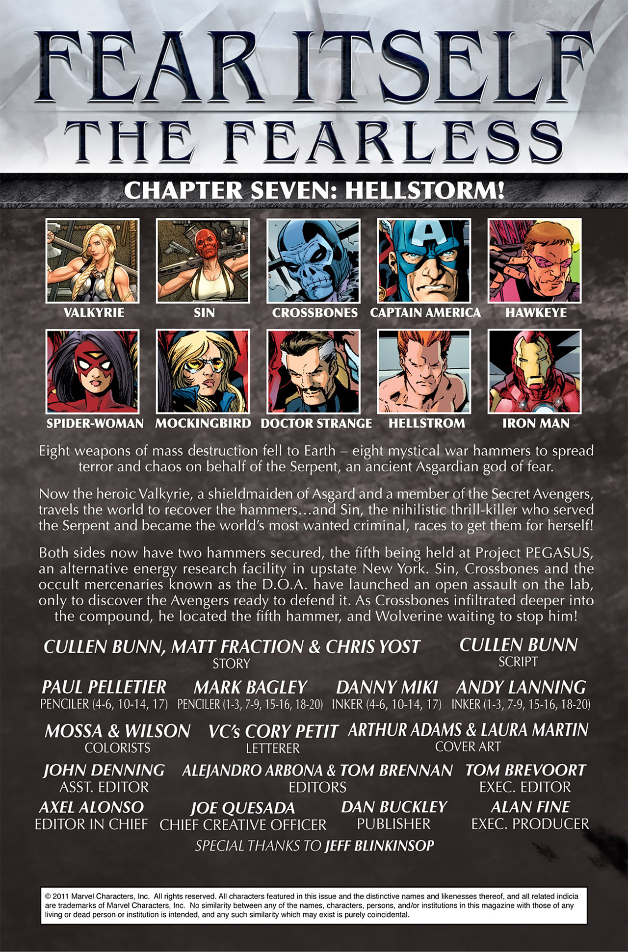 Read online Fear Itself: The Fearless comic -  Issue #7 - 2