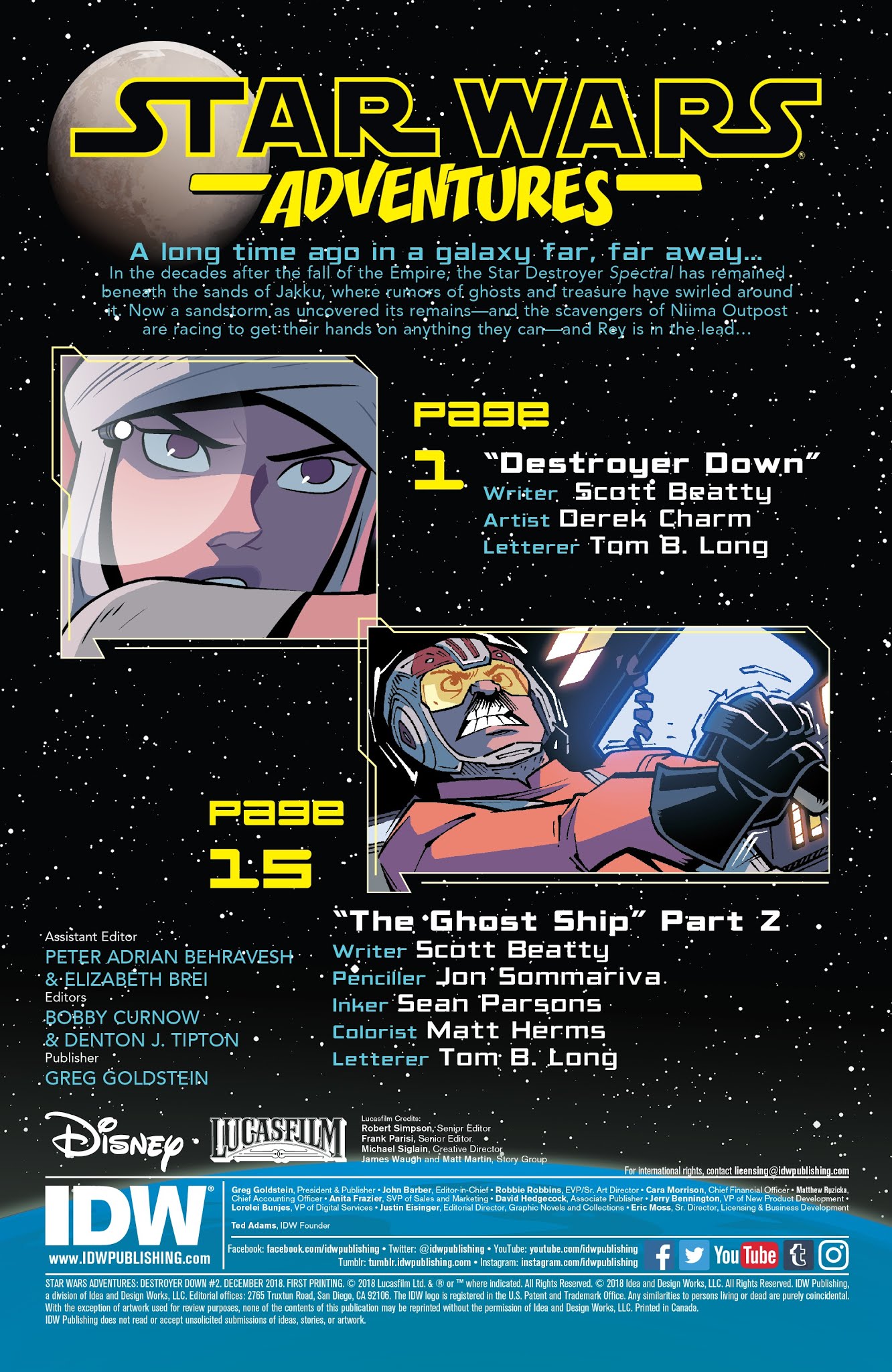 Read online Star Wars Adventures: Destroyer Down comic -  Issue #2 - 2