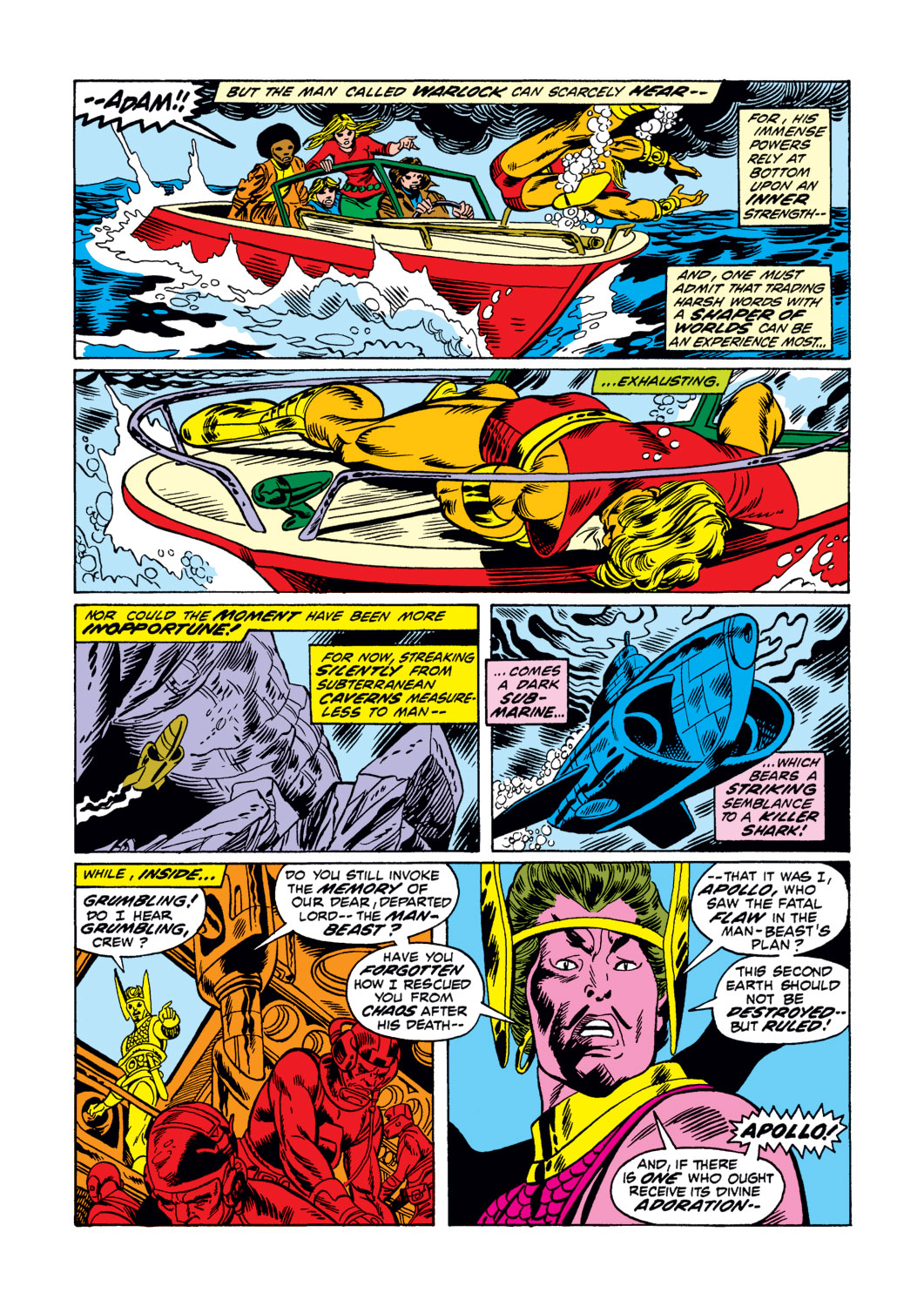 Read online Warlock (1972) comic -  Issue #3 - 7