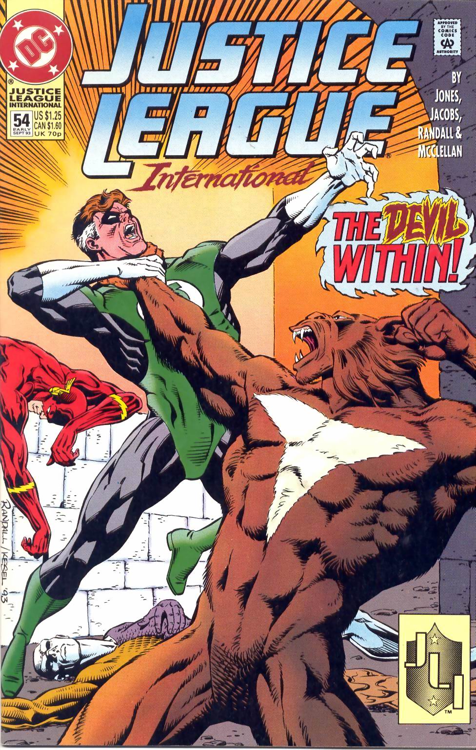 Read online Justice League International (1993) comic -  Issue #54 - 1