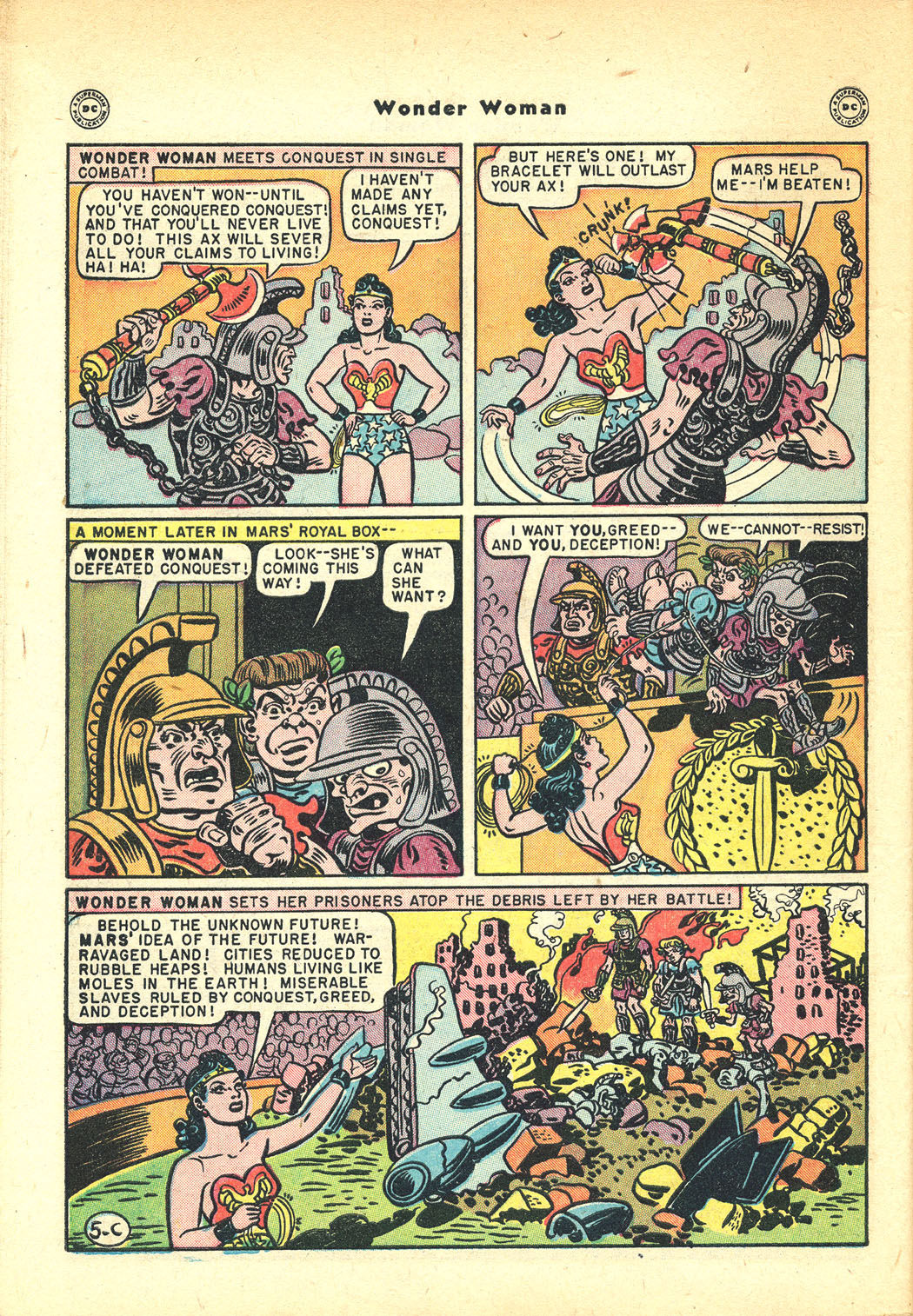 Read online Wonder Woman (1942) comic -  Issue #34 - 42