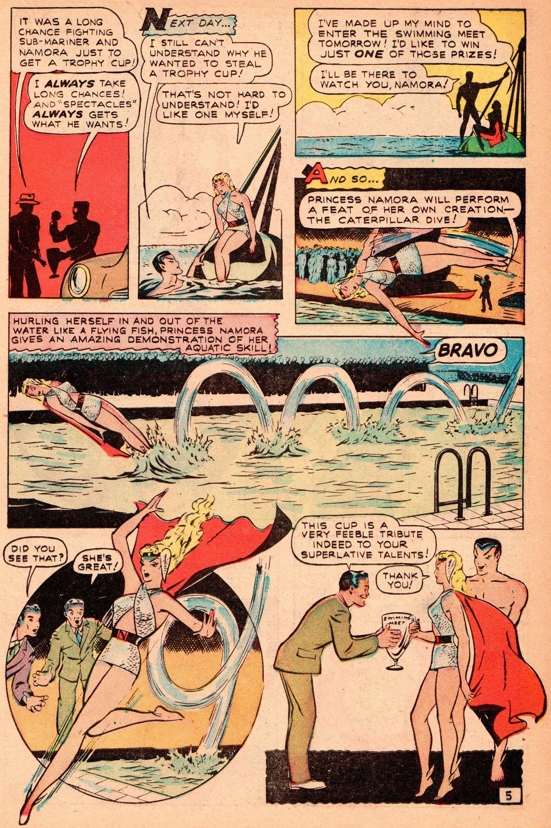 Read online Sub-Mariner Comics comic -  Issue #23 - 19