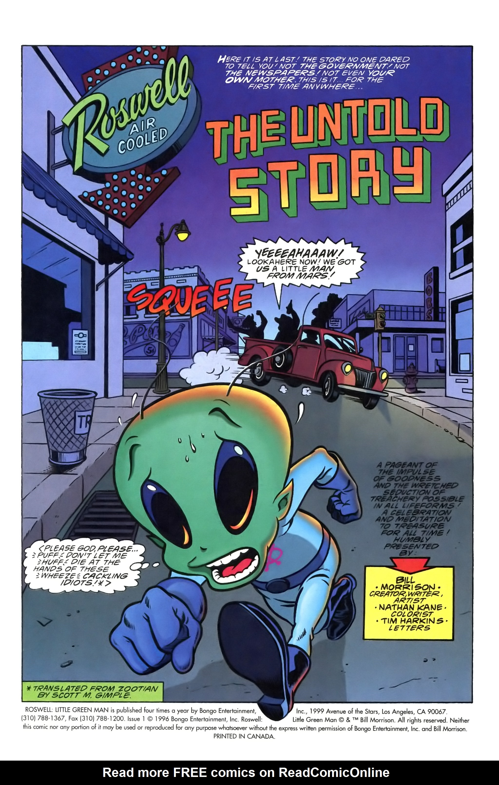Read online Roswell: Little Green Man comic -  Issue #1 - 3