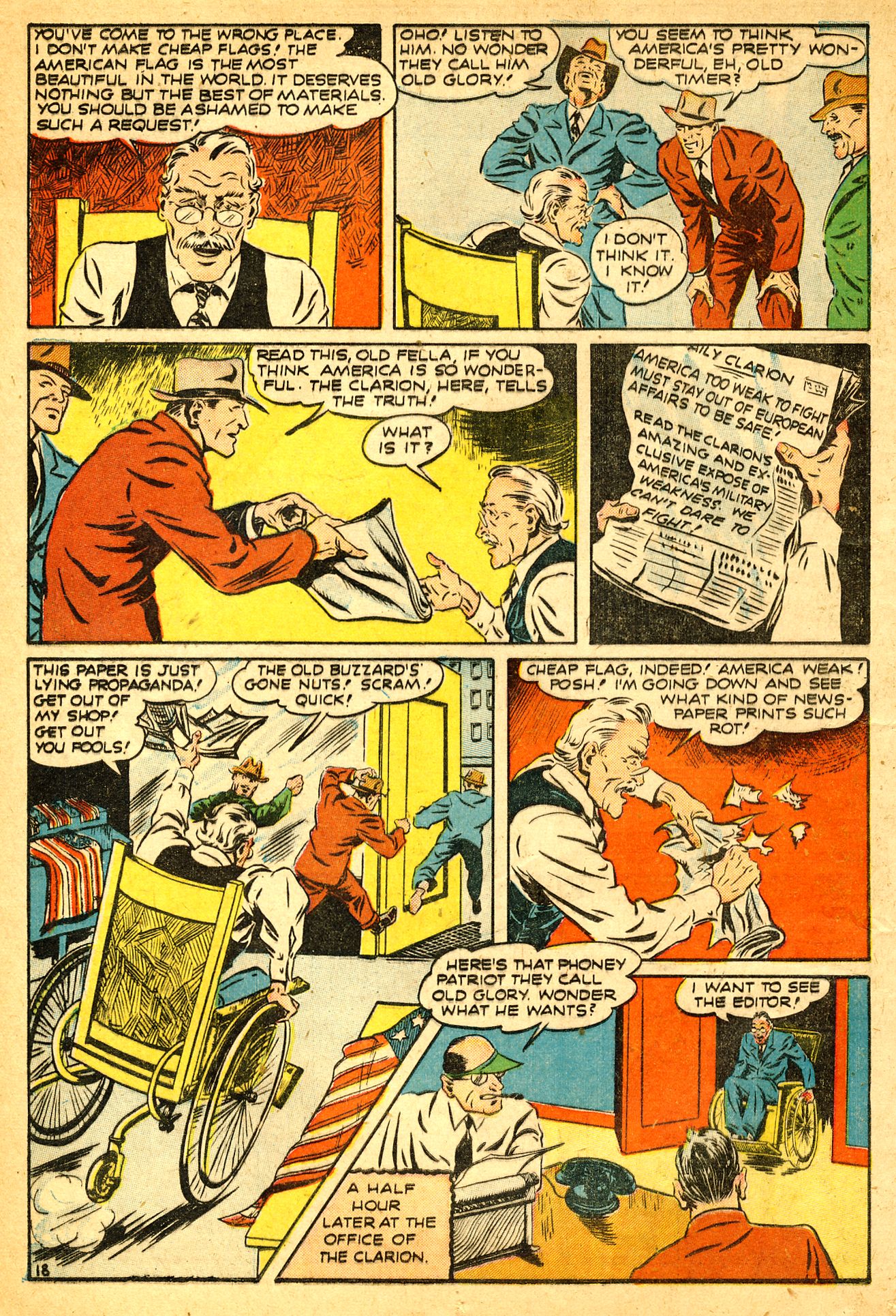 Read online Our Flag Comics comic -  Issue #2 - 19