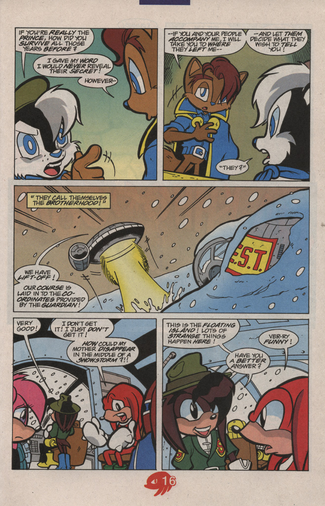 Read online Knuckles the Echidna comic -  Issue #20 - 23