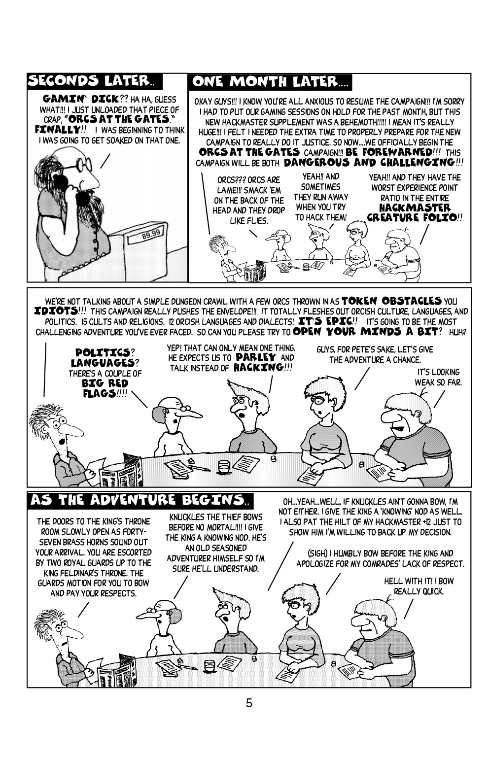 Read online Knights of the Dinner Table comic -  Issue #8 - 7