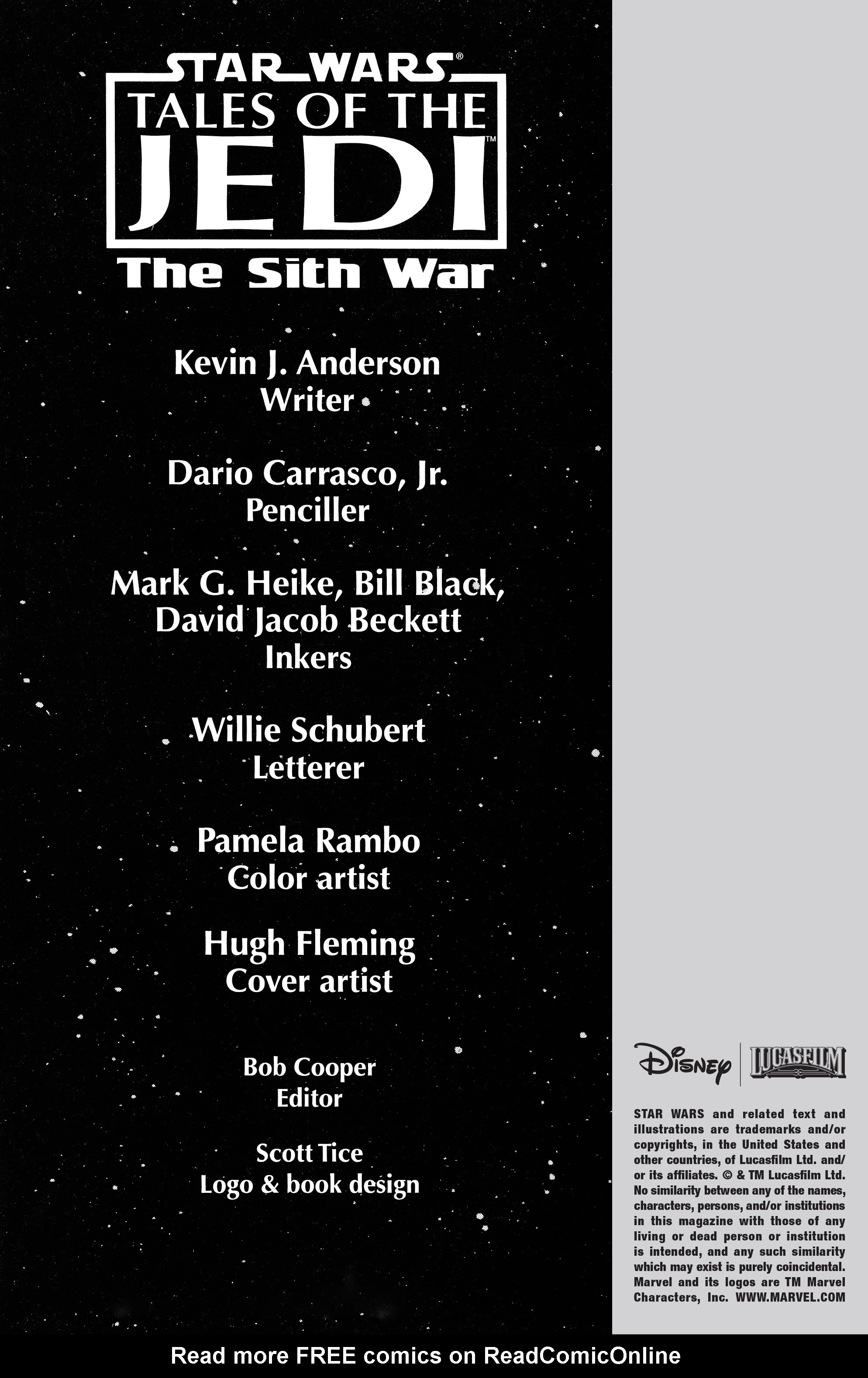 Read online Star Wars: Tales of the Jedi - The Sith War comic -  Issue #3 - 2