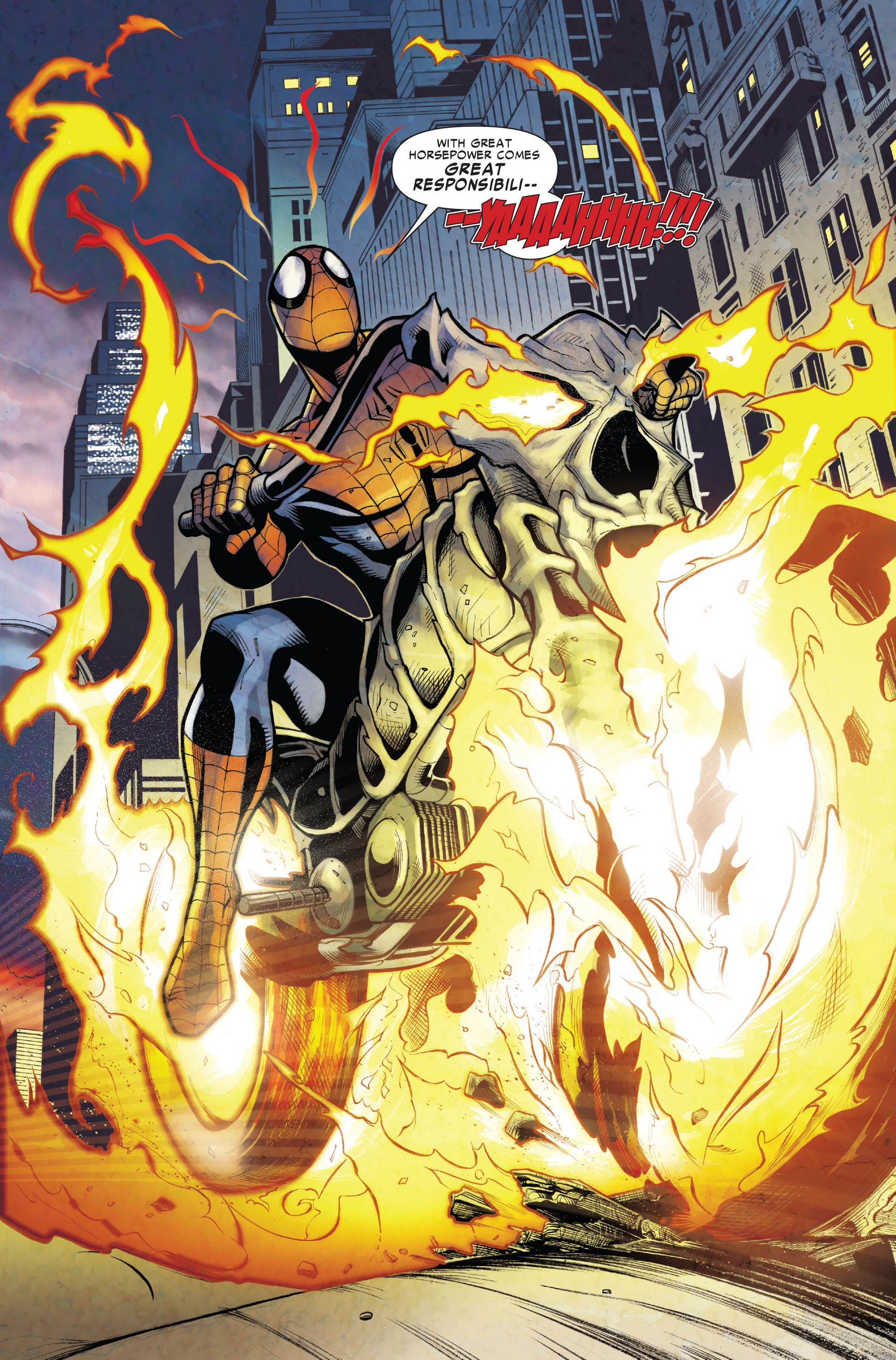 Read online Amazing Spider-Man/Ghost Rider: Motorstorm comic -  Issue # Full - 10