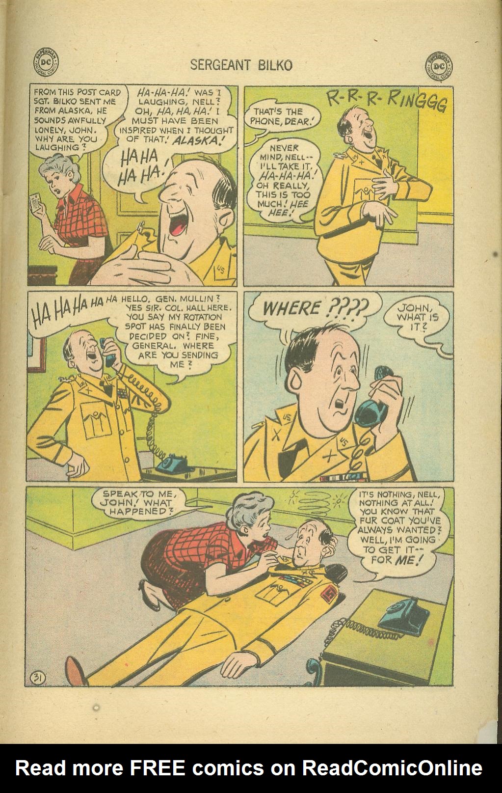 Read online Sergeant Bilko comic -  Issue #6 - 33