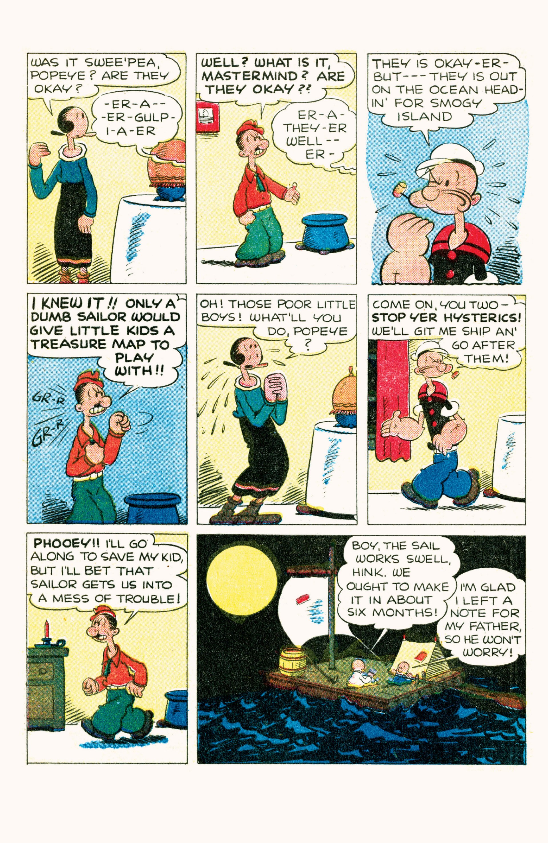 Read online Classic Popeye comic -  Issue #6 - 7