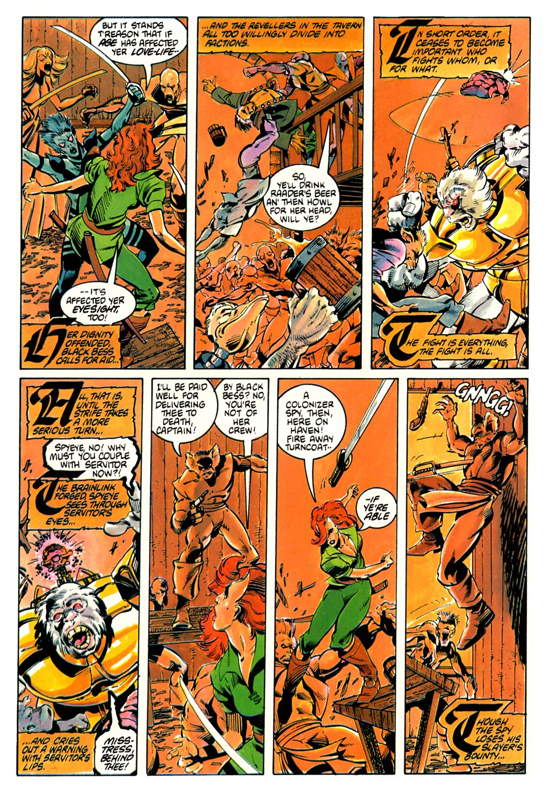 Read online Marvel Graphic Novel comic -  Issue #14 - Swords of the Swashbucklers - 36