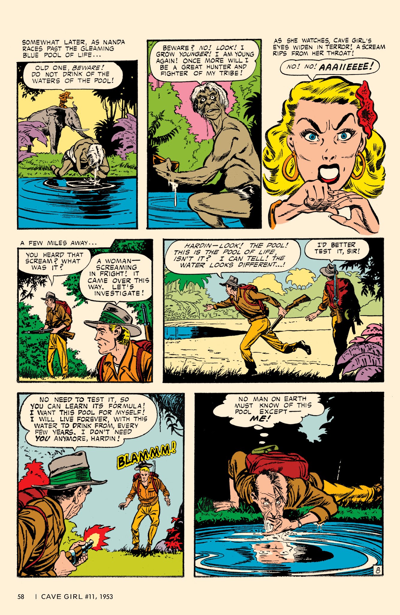 Read online Bob Powell's Complete Cave Girl comic -  Issue # TPB (Part 1) - 59