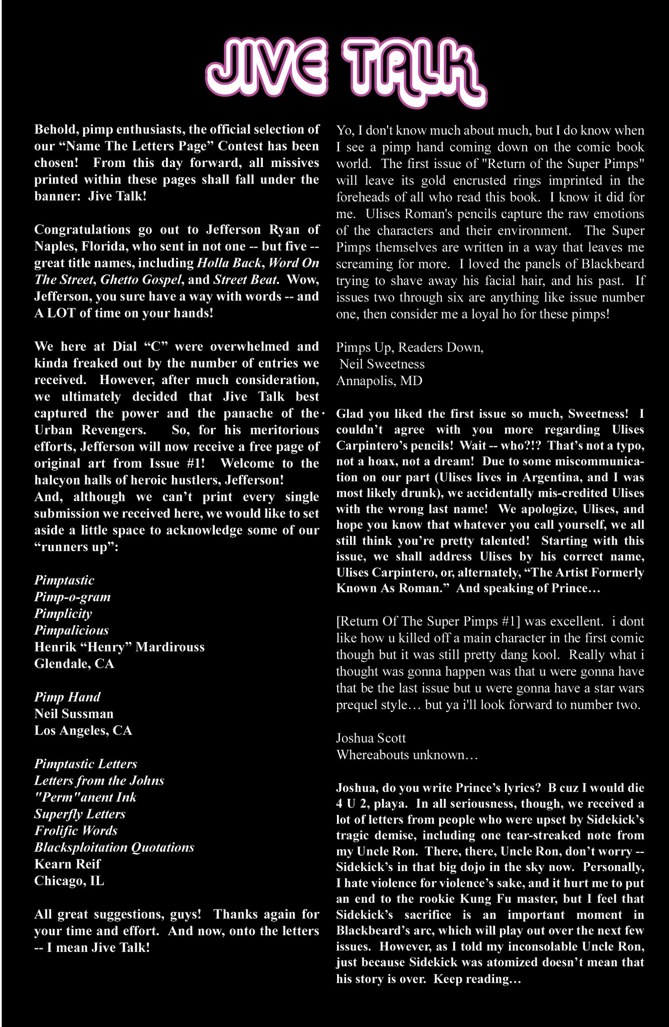 Read online Return of the Super Pimps comic -  Issue #2 - 25