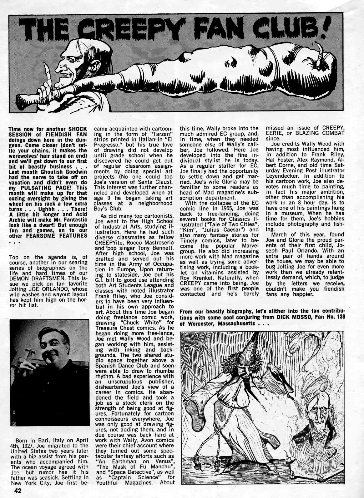 Read online Creepy (1964) comic -  Issue #12 - 42