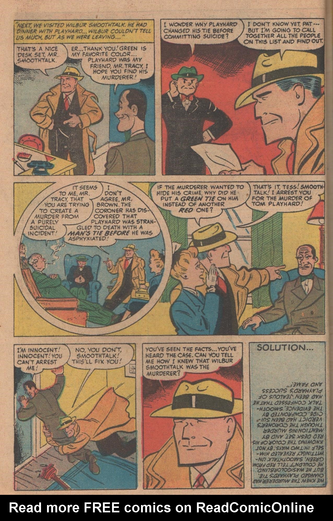 Read online Dick Tracy comic -  Issue #143 - 34