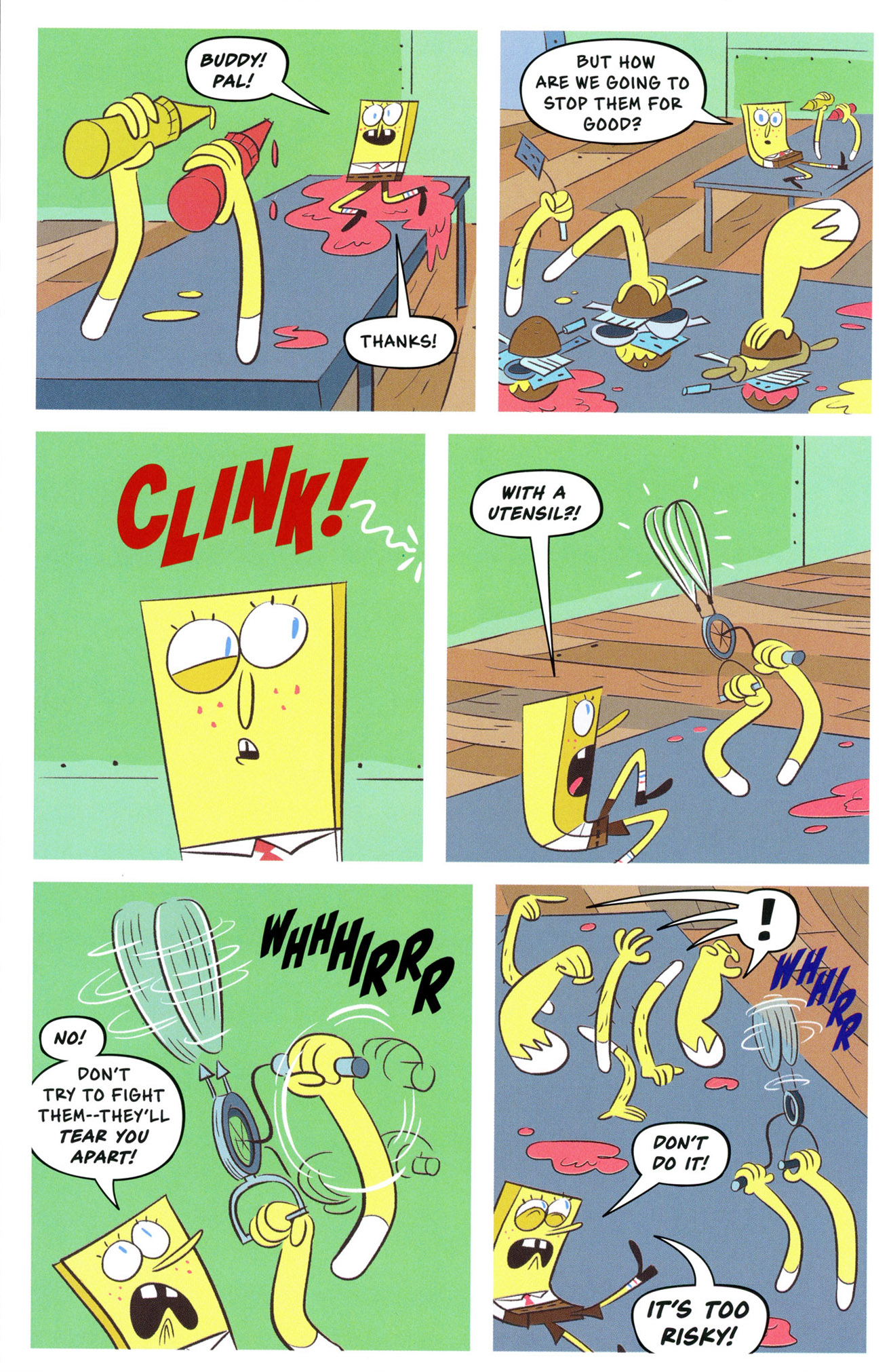 Read online Free Comic Book Day 2016 comic -  Issue # Spongebob Freestyle Funnies - 10