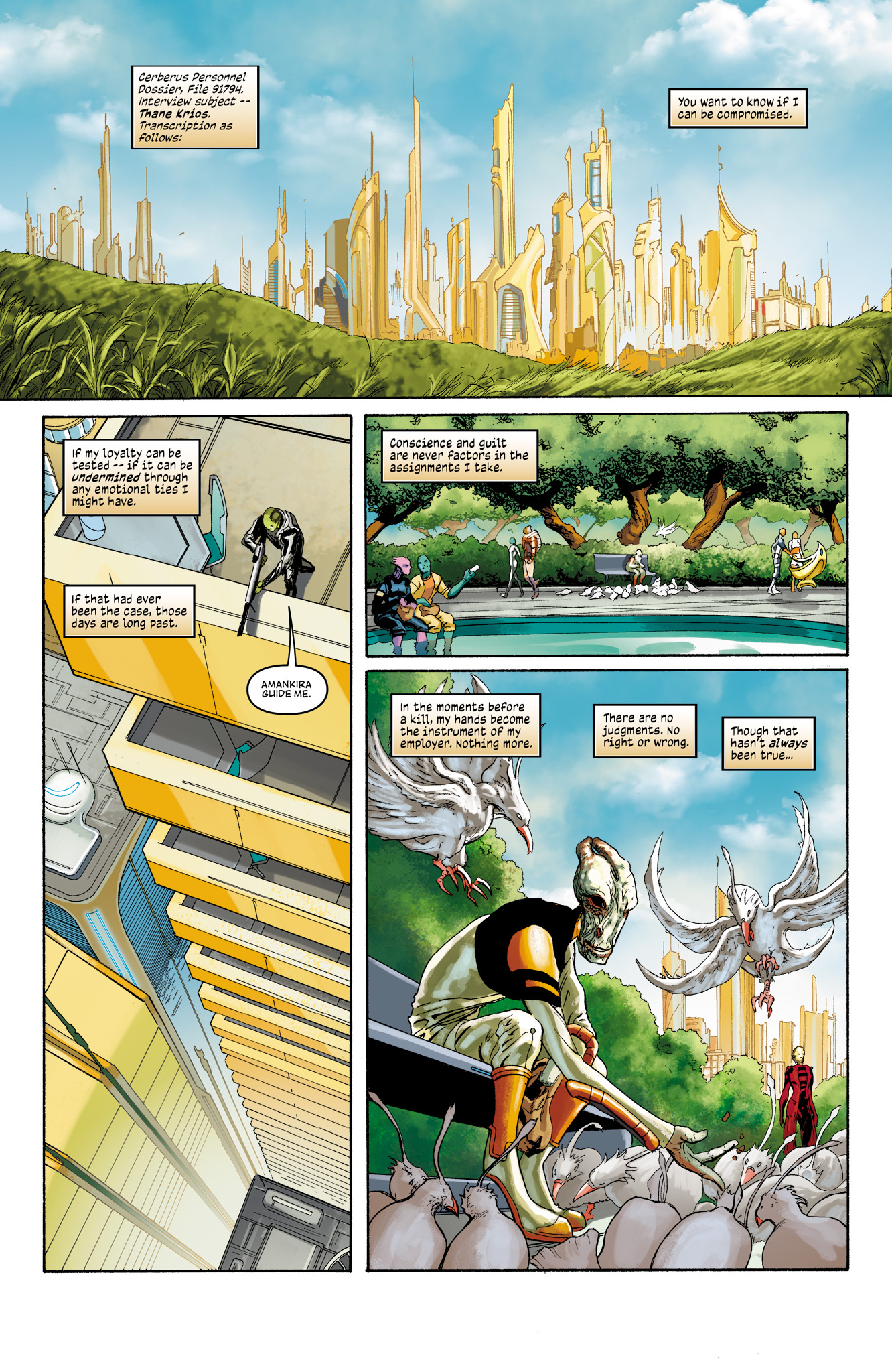 Read online Mass Effect: Foundation comic -  Issue #12 - 4
