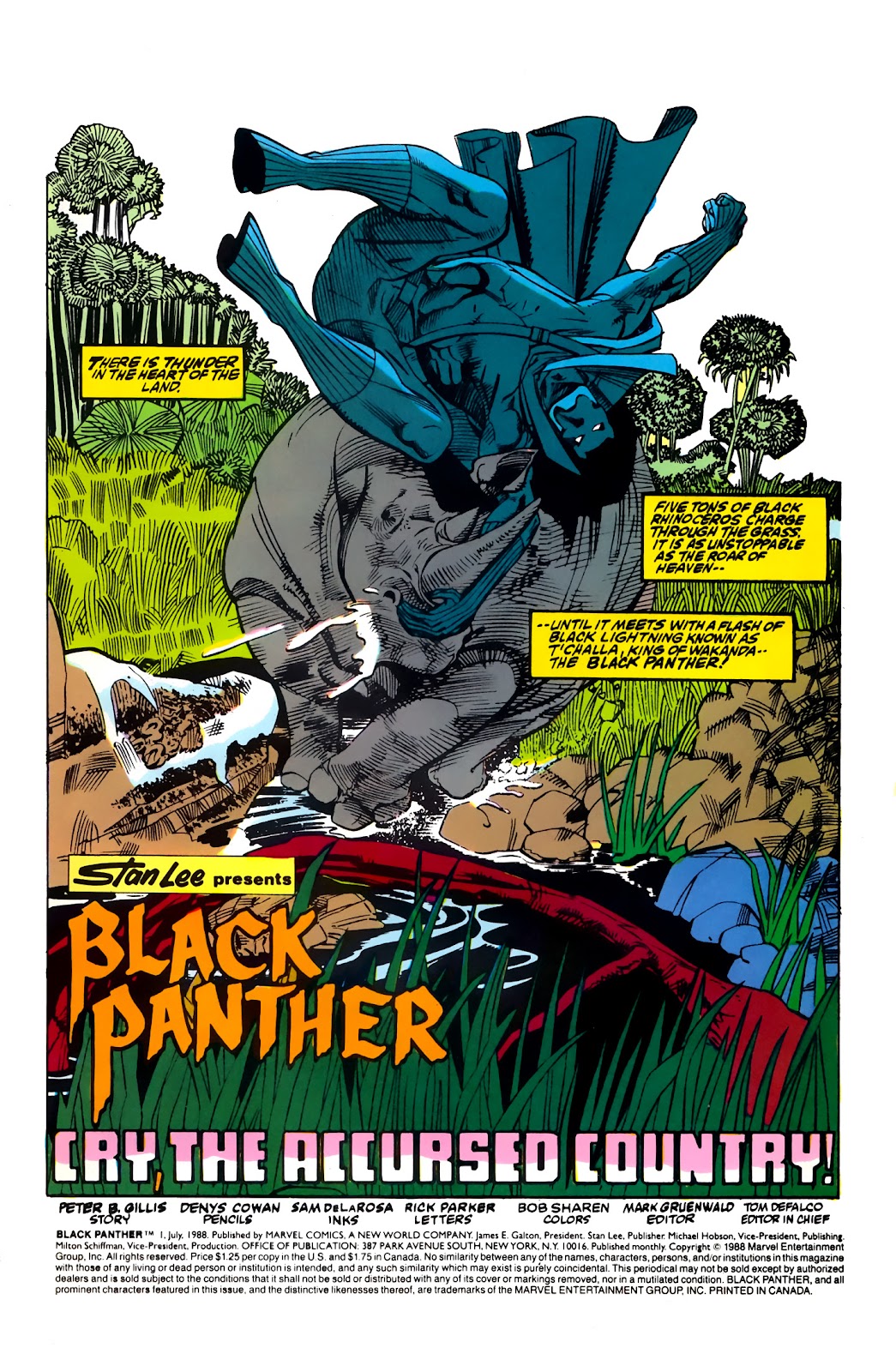 Black Panther (1988) issue 1 - Page 2
