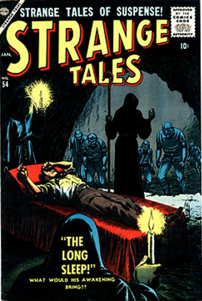Read online Strange Tales (1951) comic -  Issue #54 - 1
