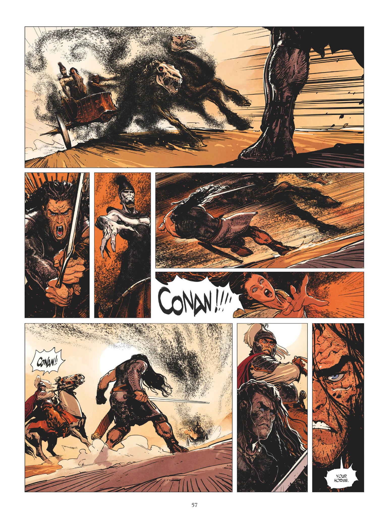 Read online Conan le Cimmérien - La Reine de la côte noire comic -  Issue #2 - 52