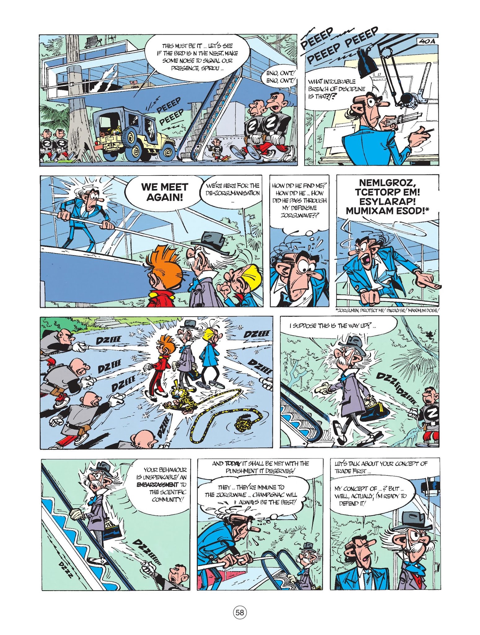 Read online Spirou & Fantasio (2009) comic -  Issue #15 - 60