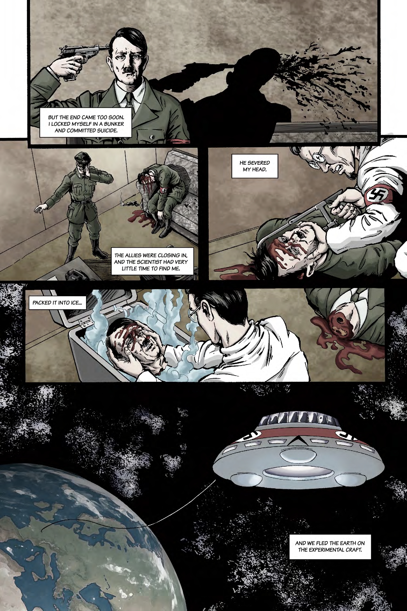 Read online Nazi Werewolves from Outer Space comic -  Issue #4 - 15