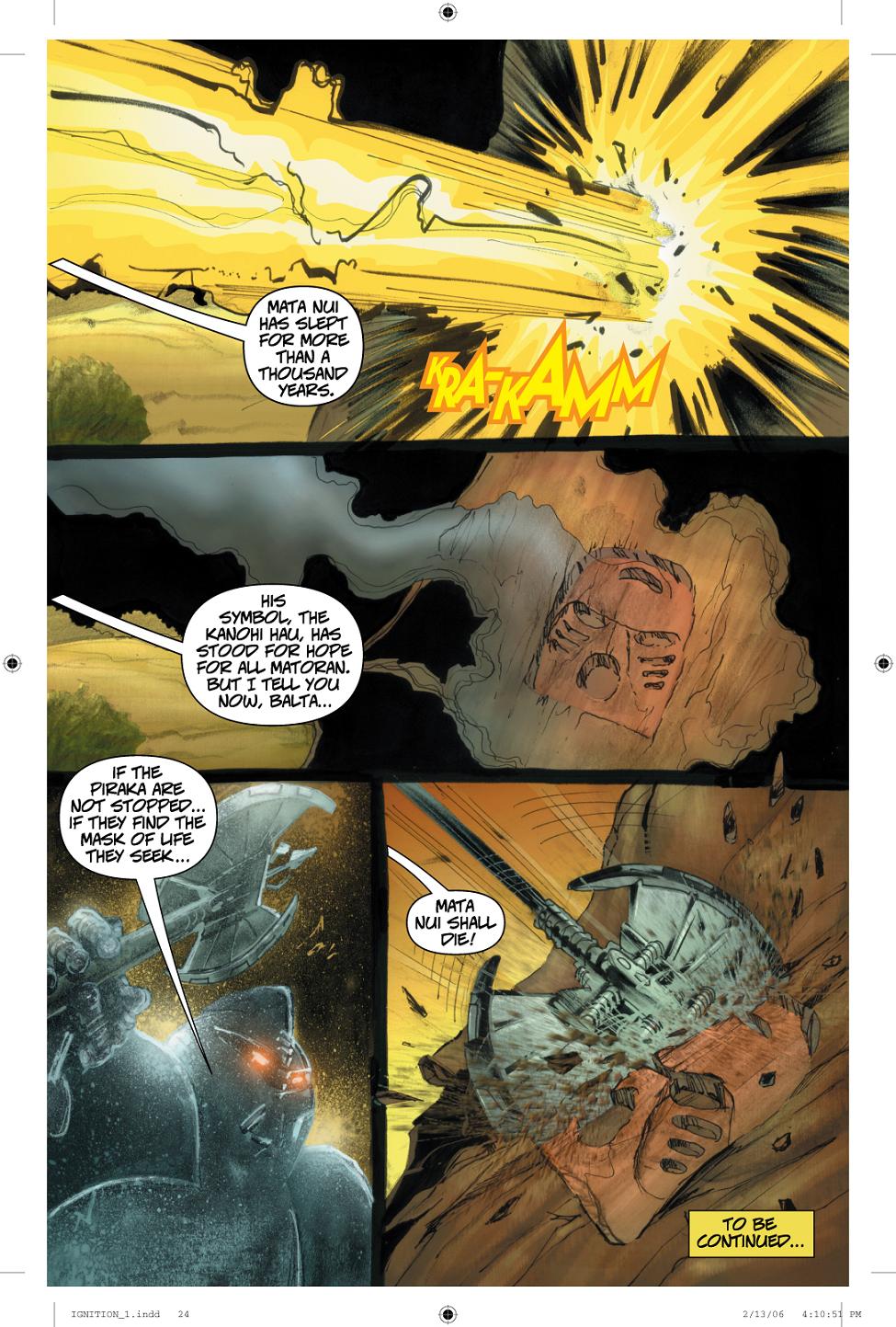 Read online Bionicle: Ignition comic -  Issue #1 - 21