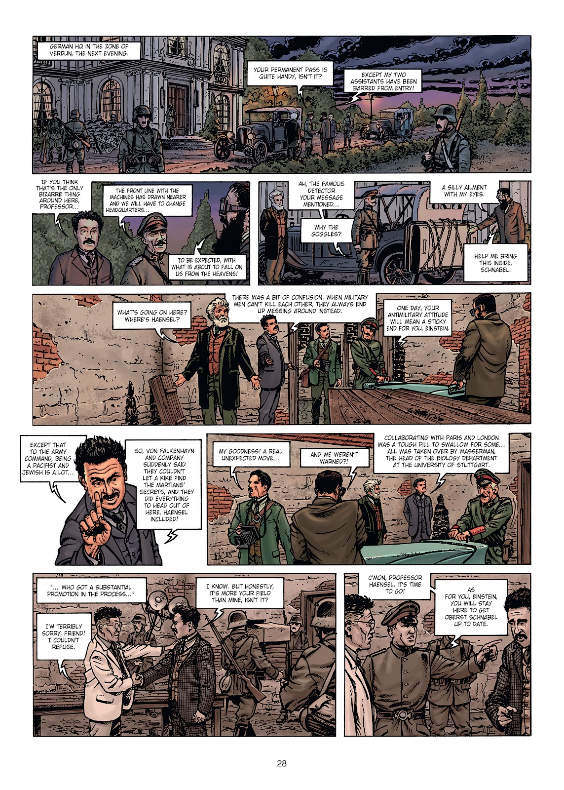 War of the World War One Vol. 3: The Monsters from Mars issue Full - Page 28