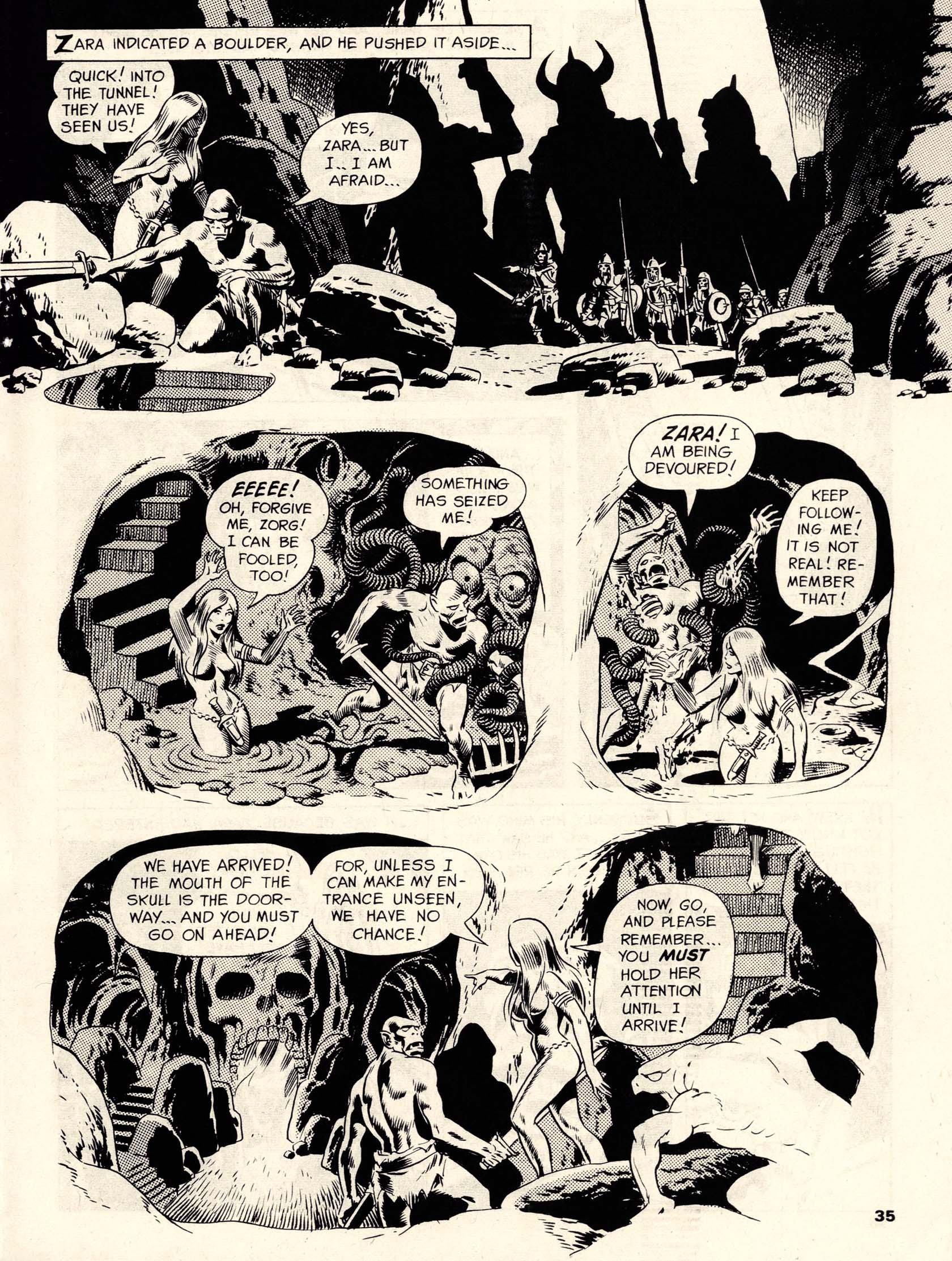 Read online Vampirella (1969) comic -  Issue #9 - 35