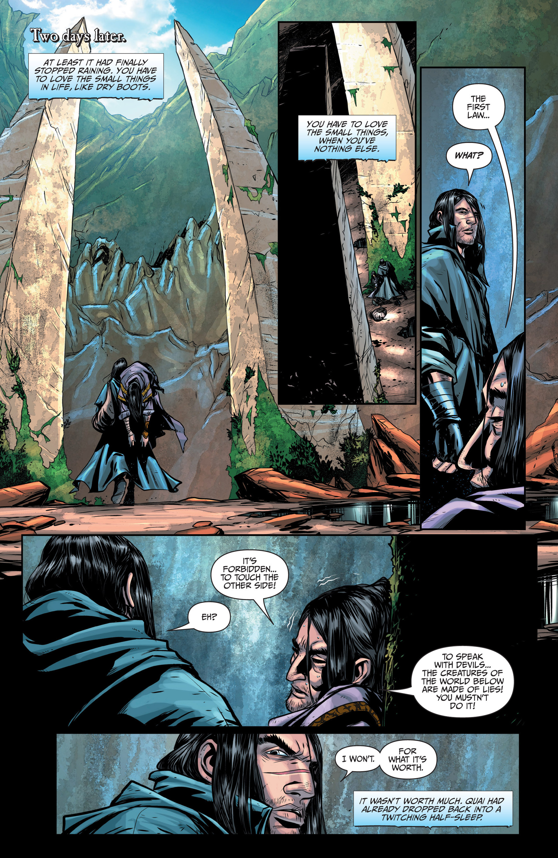 Read online The First Law: The Blade Itself comic -  Issue #3 - 18