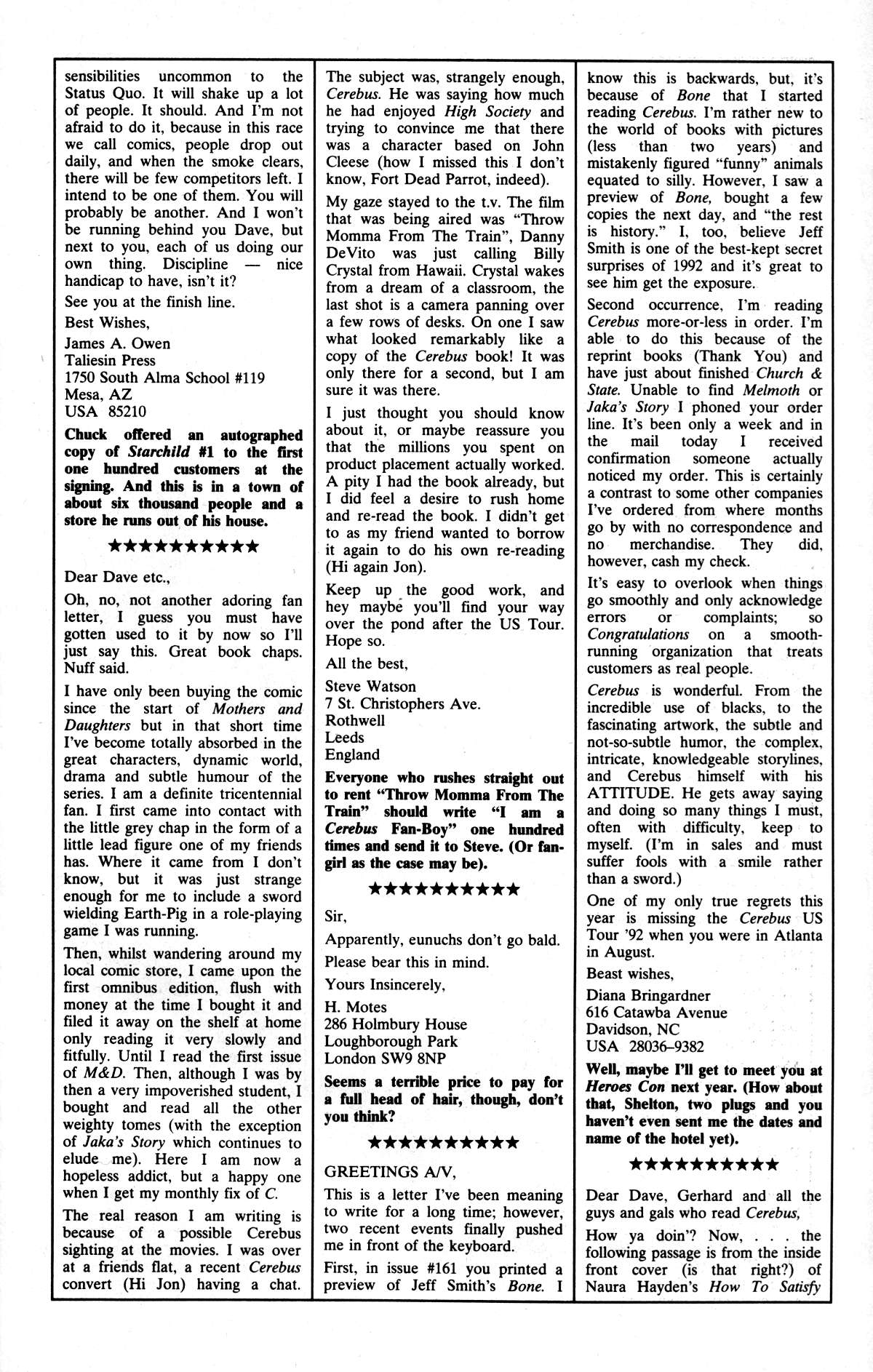 Read online Cerebus comic -  Issue #164 - 33