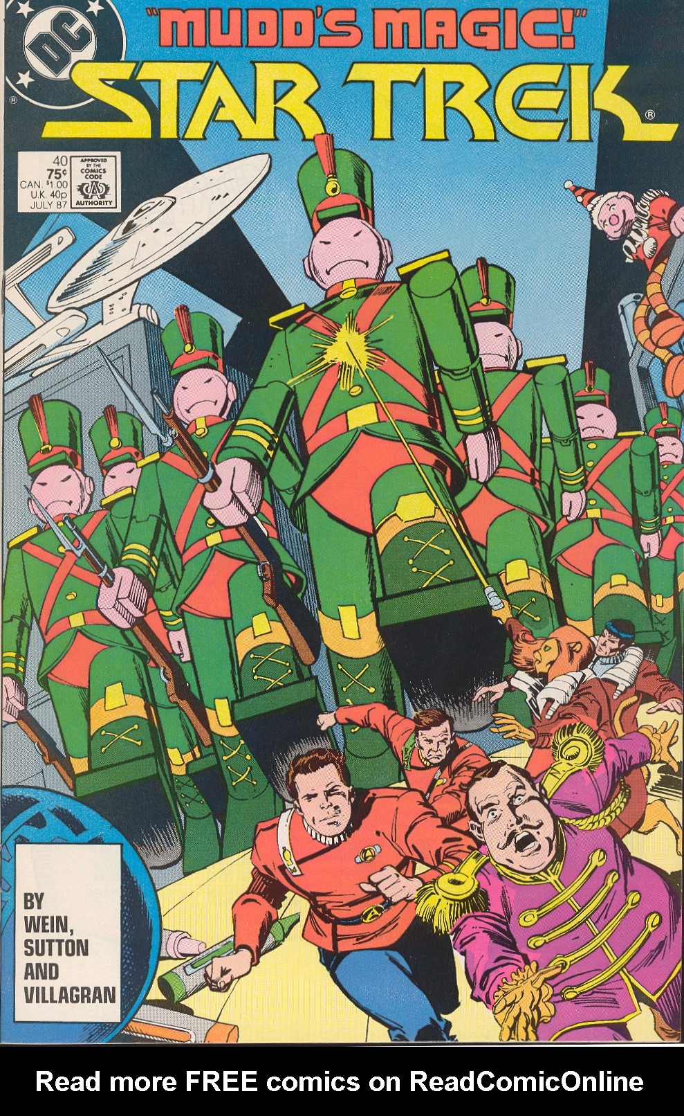 Read online Star Trek (1984) comic -  Issue #40 - 1