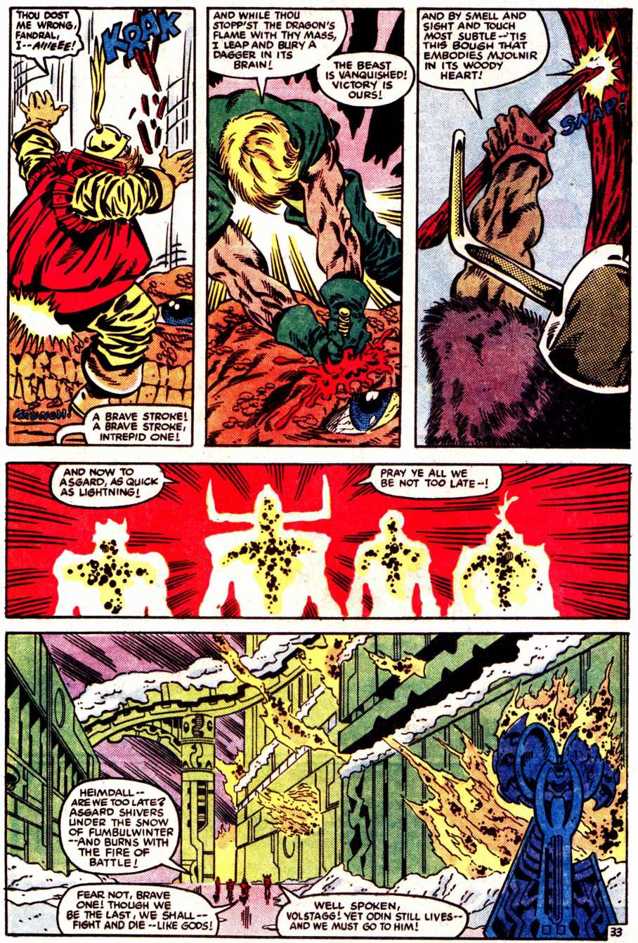 What If? (1977) issue 47 - Loki had found The hammer of Thor - Page 34