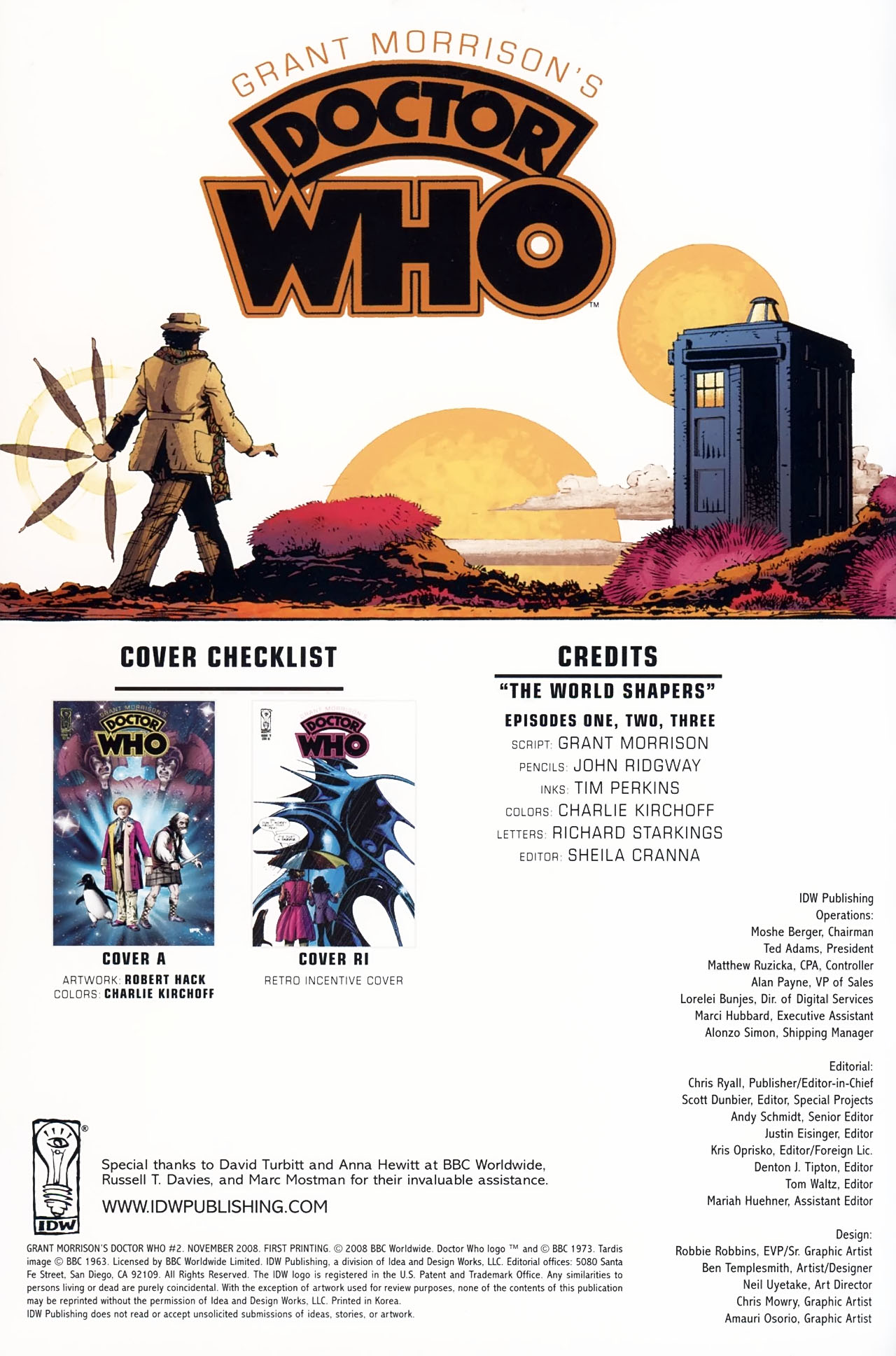 Read online Grant Morrison's Doctor Who comic -  Issue #2 - 2