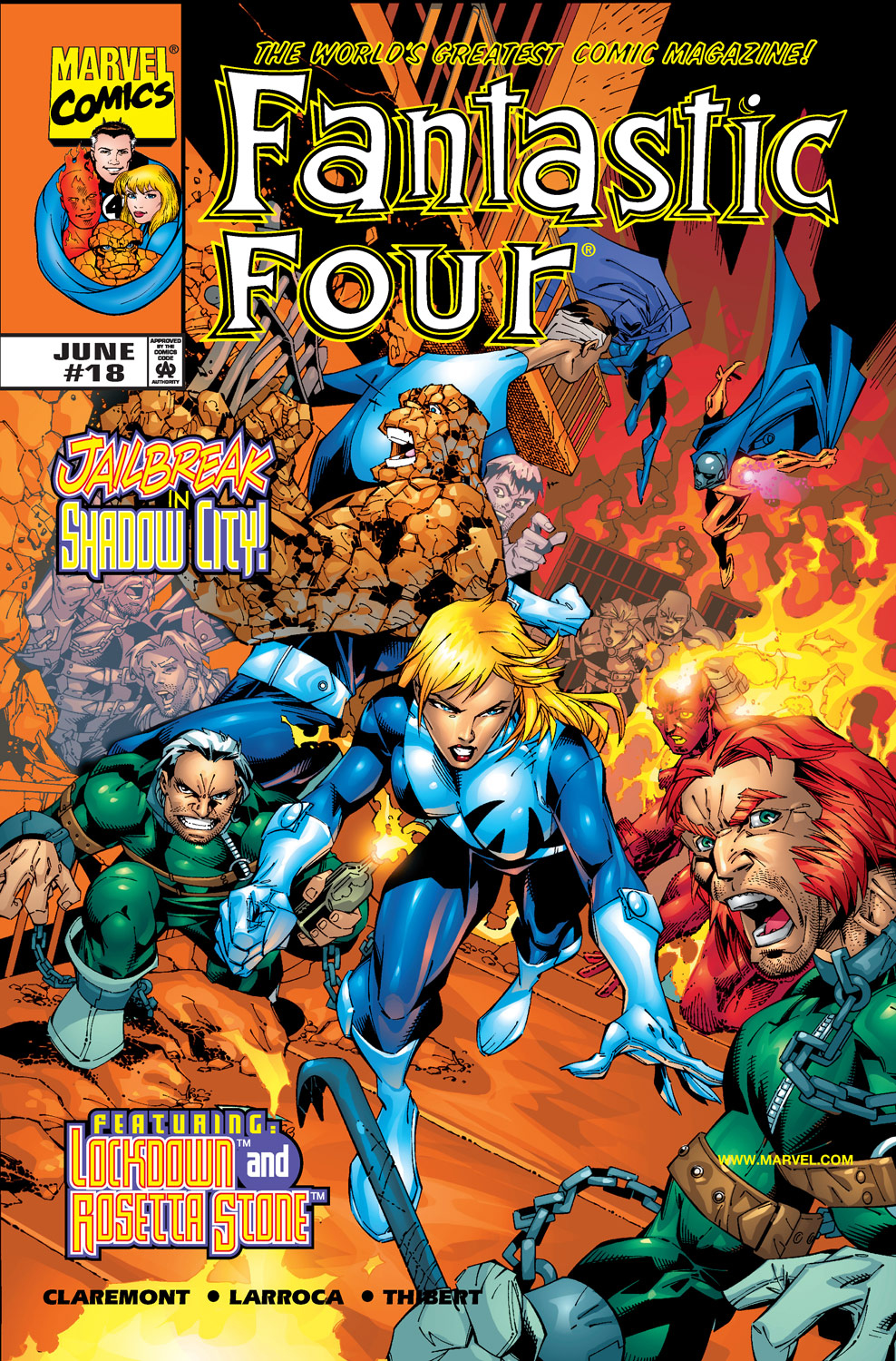 Read online Fantastic Four (1998) comic -  Issue #18 - 1